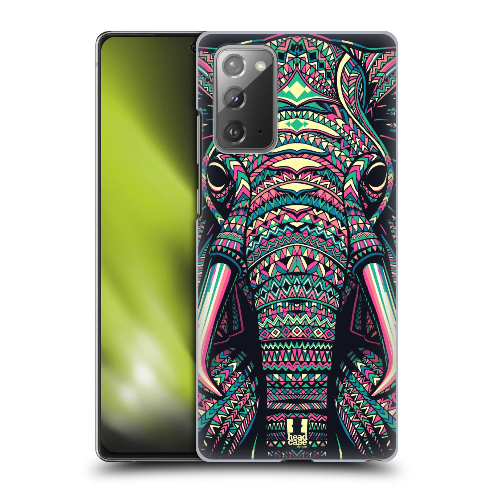 Plastový obal HEAD CASE na mobil Samsung Galaxy Note 20 vzor Aztécký motiv zvíře 2 slon