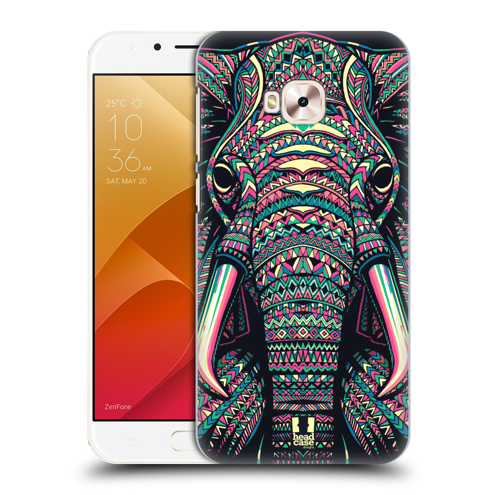 HEAD CASE plastový obal na mobil Asus Zenfone 4 Selfie Pro ZD552KL vzor Aztécký motiv zvíře 2 slon