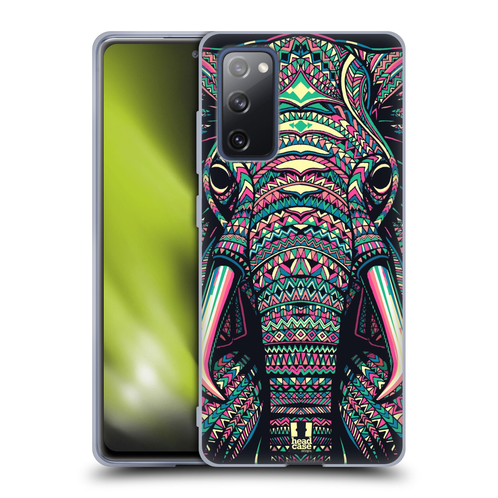 Plastový obal HEAD CASE na mobil Samsung Galaxy S20 FE / S20 FE 5G vzor Aztécký motiv zvíře 2 slon