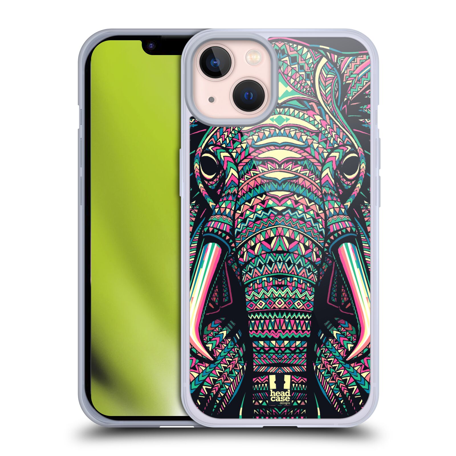 Plastový obal HEAD CASE na mobil Apple Iphone 13 vzor Aztécký motiv zvíře 2 slon