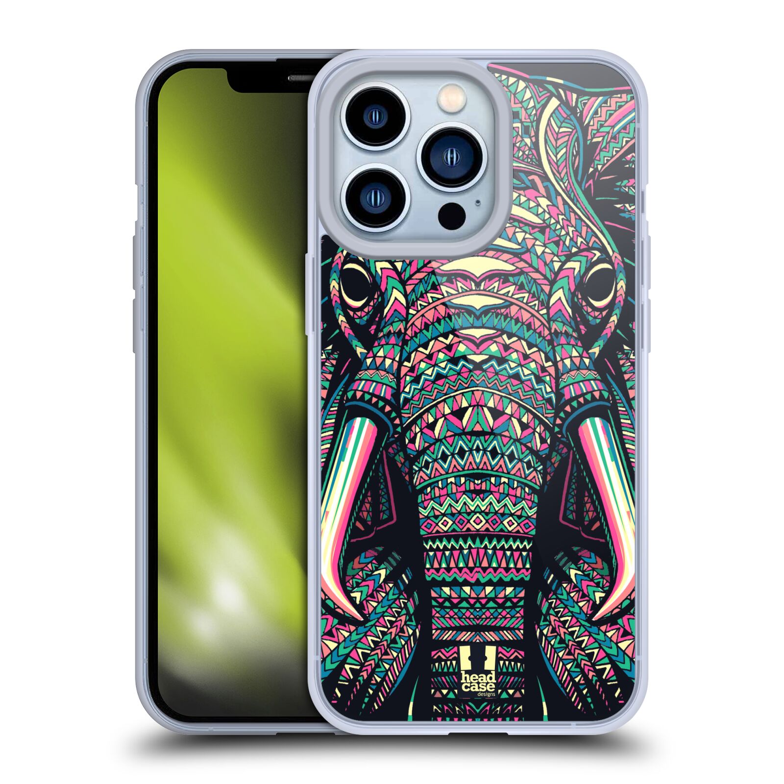 Plastový obal HEAD CASE na mobil Apple Iphone 13 PRO vzor Aztécký motiv zvíře 2 slon