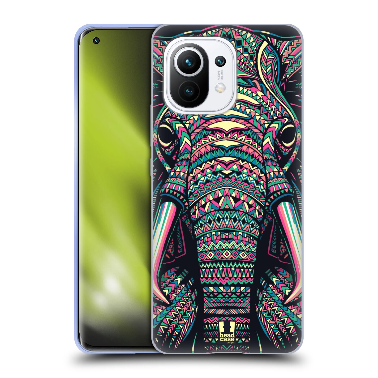 Plastový obal HEAD CASE na mobil Xiaomi Mi 11 vzor Aztécký motiv zvíře 2 slon