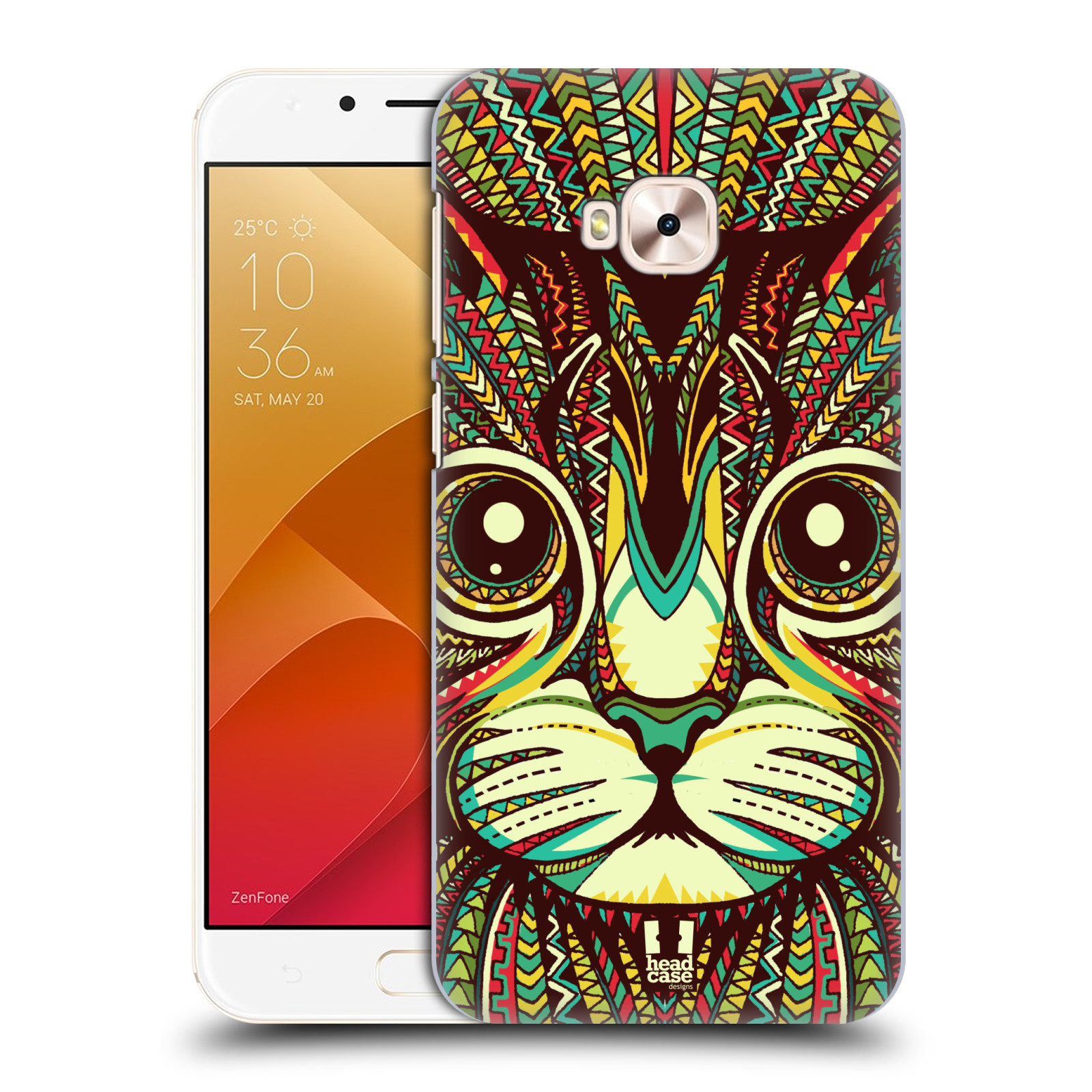 HEAD CASE plastový obal na mobil Asus Zenfone 4 Selfie Pro ZD552KL vzor Aztécký motiv zvíře 2 kotě