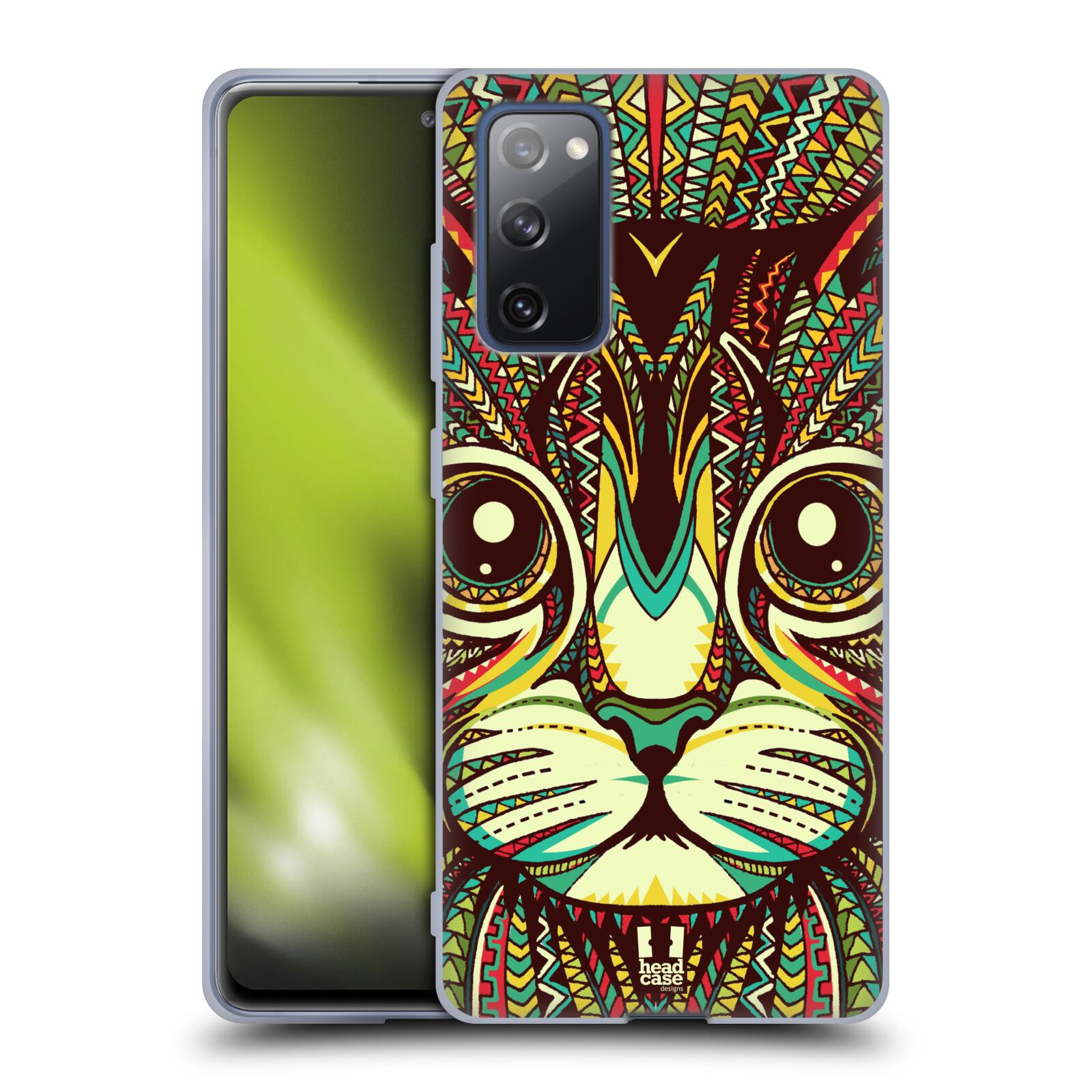Plastový obal HEAD CASE na mobil Samsung Galaxy S20 FE / S20 FE 5G vzor Aztécký motiv zvíře 2 kotě