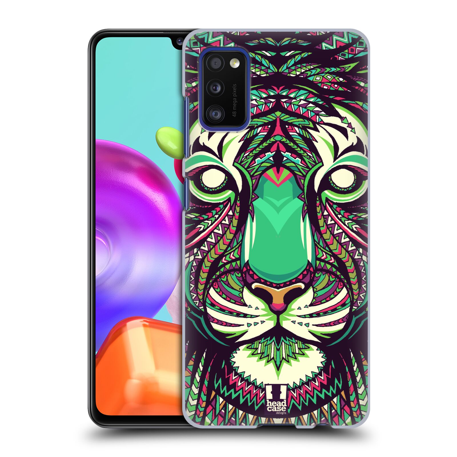 Zadní kryt na mobil Samsung Galaxy A41 vzor Aztécký motiv zvíře 2 tygr