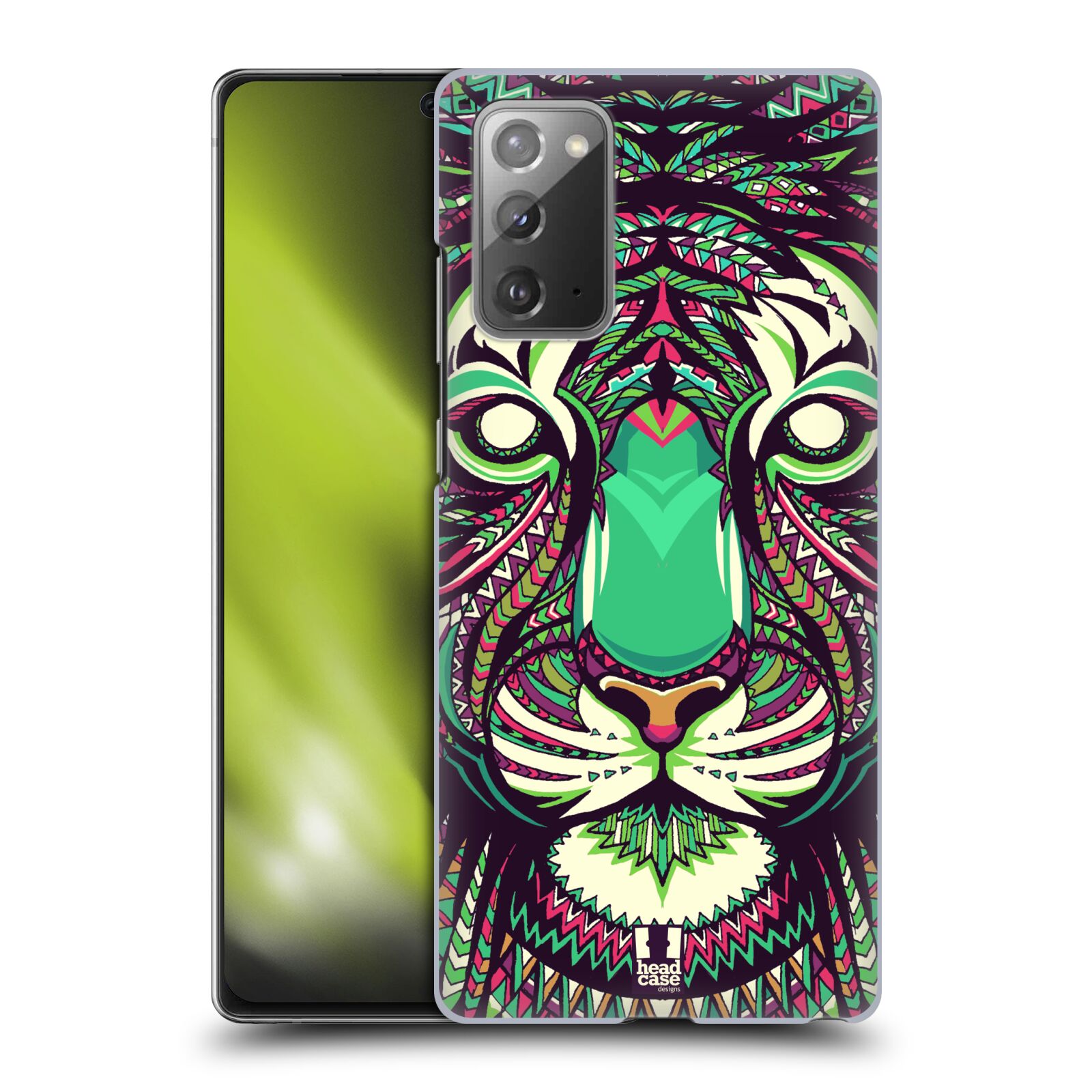 Plastový obal HEAD CASE na mobil Samsung Galaxy Note 20 vzor Aztécký motiv zvíře 2 tygr