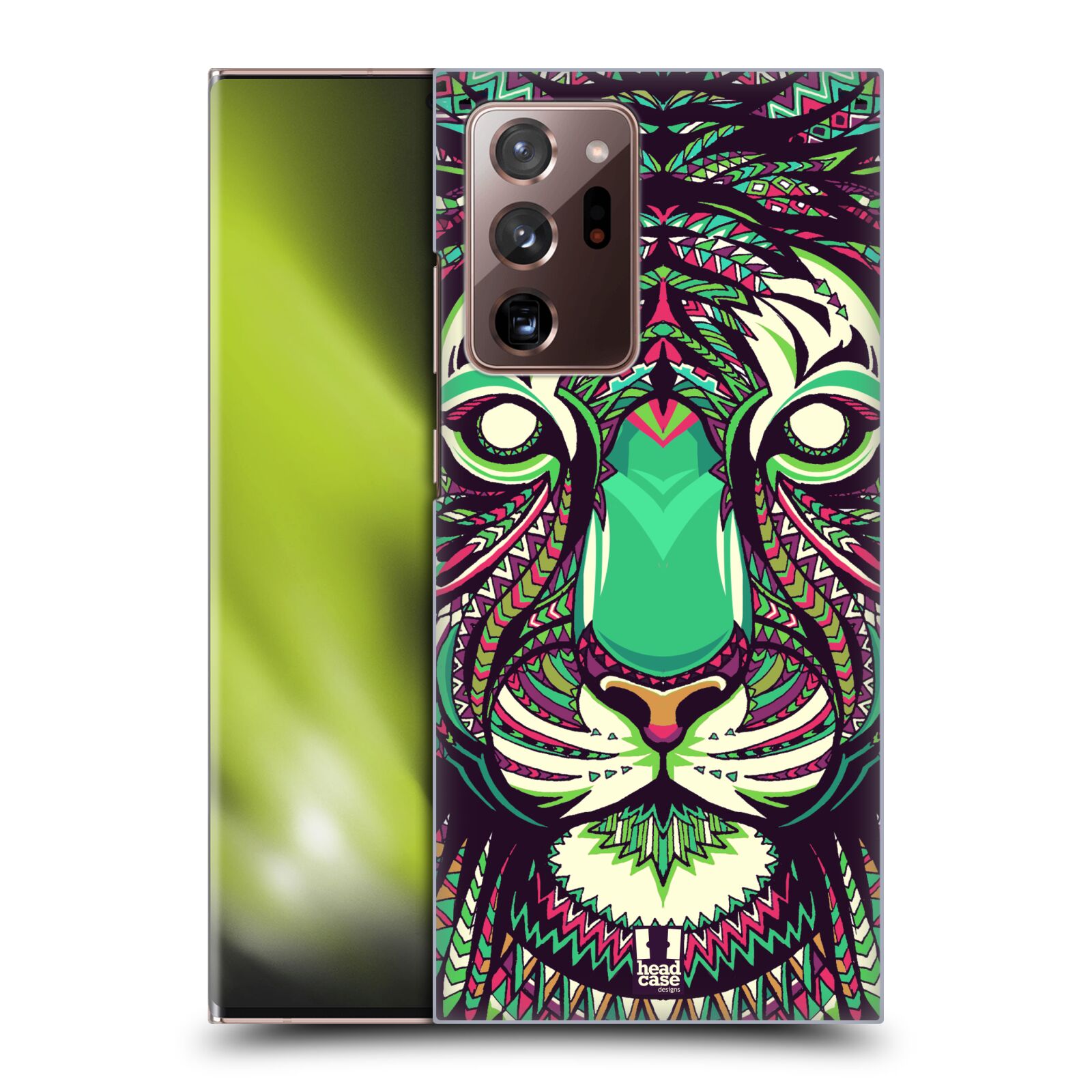 Plastový obal HEAD CASE na mobil Samsung Galaxy Note 20 ULTRA vzor Aztécký motiv zvíře 2 tygr
