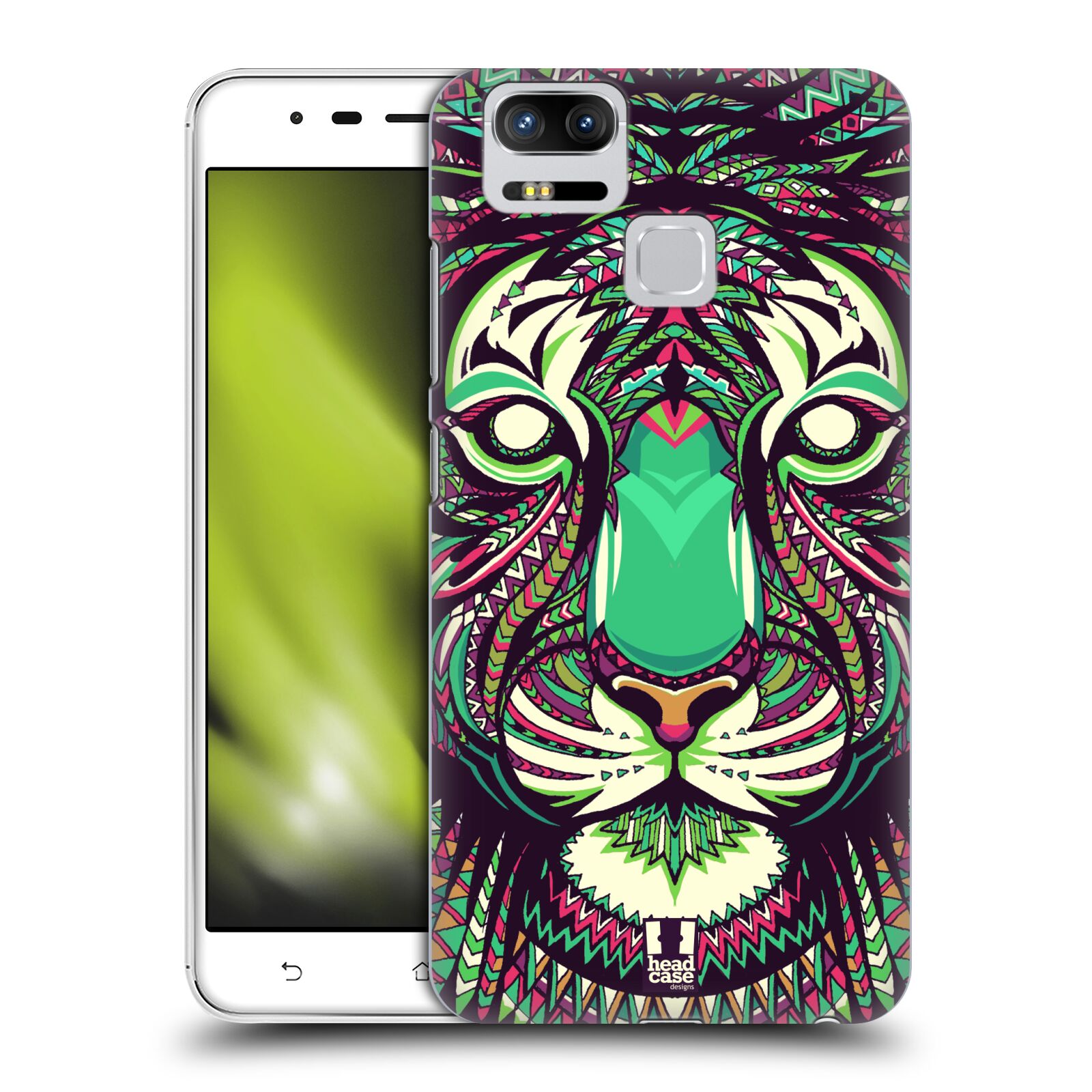 HEAD CASE plastový obal na mobil Asus Zenfone 3 Zoom ZE553KL vzor Aztécký motiv zvíře 2 tygr