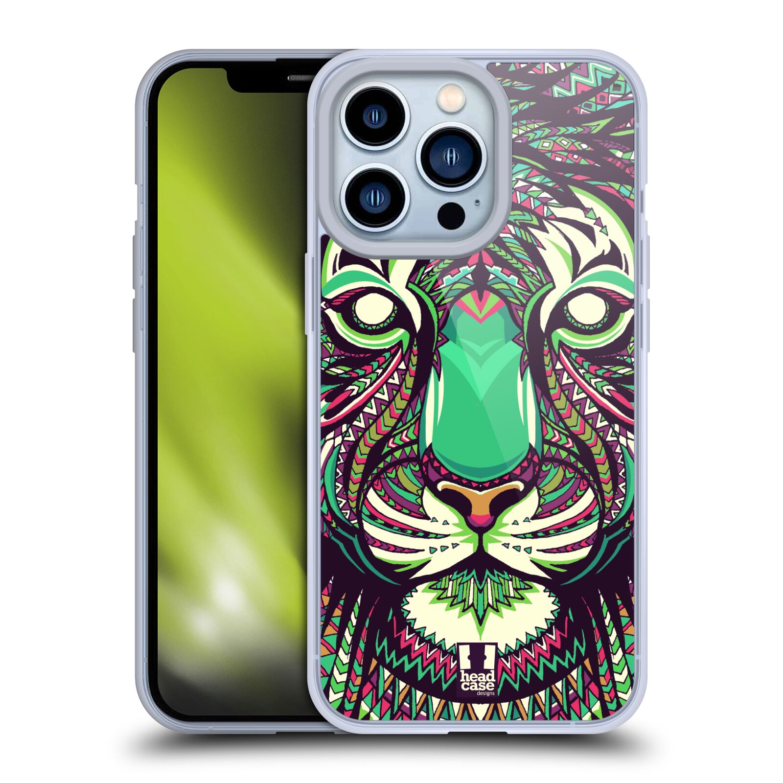 Plastový obal HEAD CASE na mobil Apple Iphone 13 PRO vzor Aztécký motiv zvíře 2 tygr