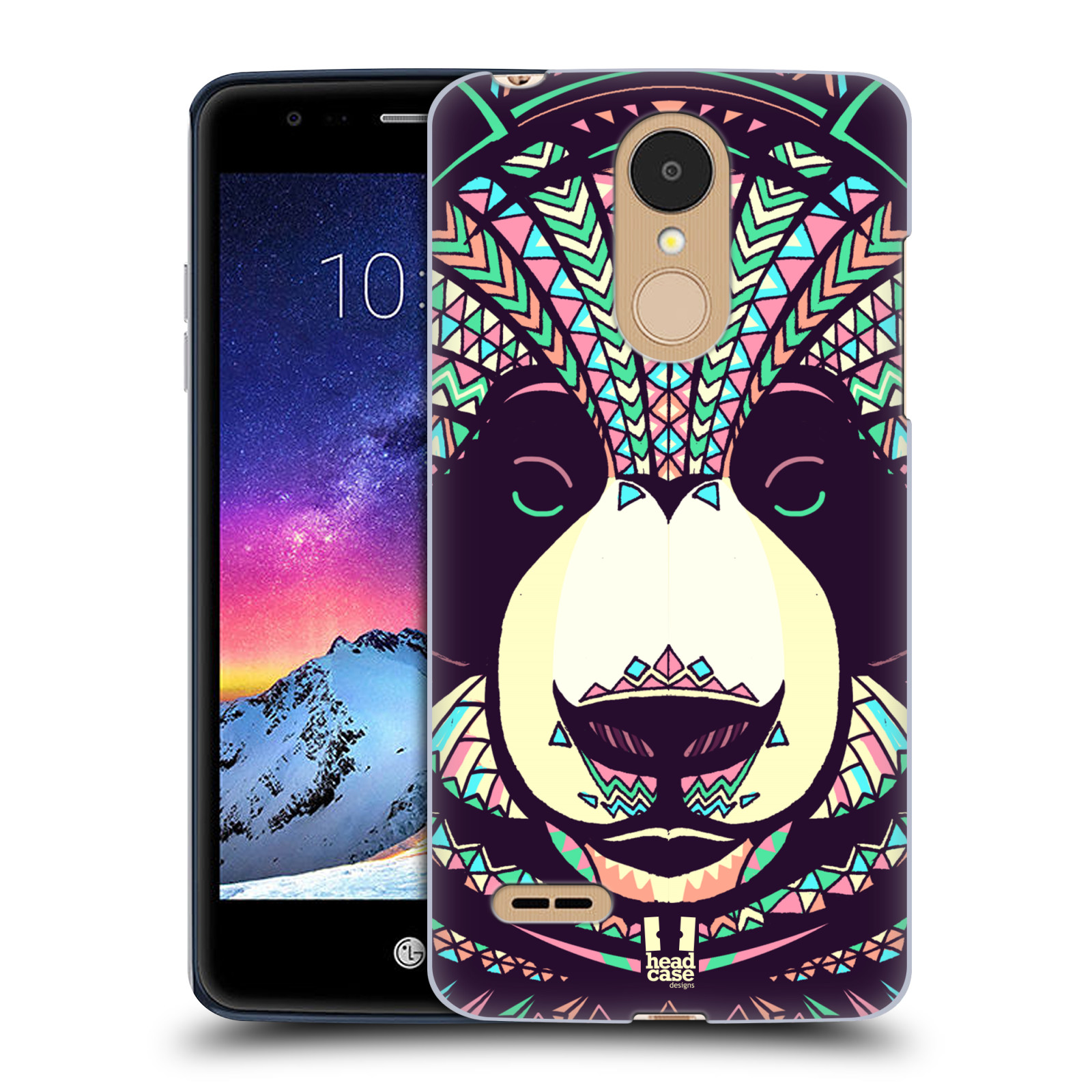 HEAD CASE plastový obal na mobil LG K9 / K8 2018 vzor Aztécký motiv zvíře 3 panda