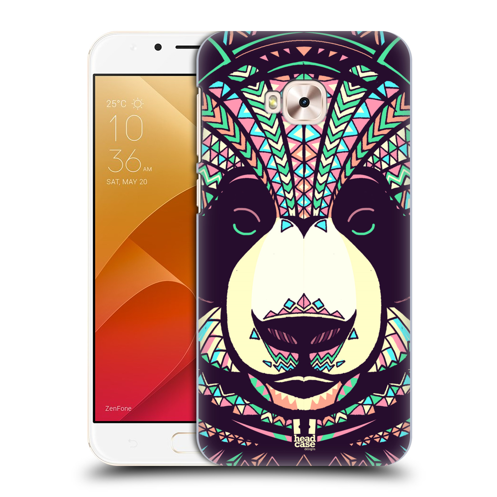 HEAD CASE plastový obal na mobil Asus Zenfone 4 Selfie Pro ZD552KL vzor Aztécký motiv zvíře 3 panda