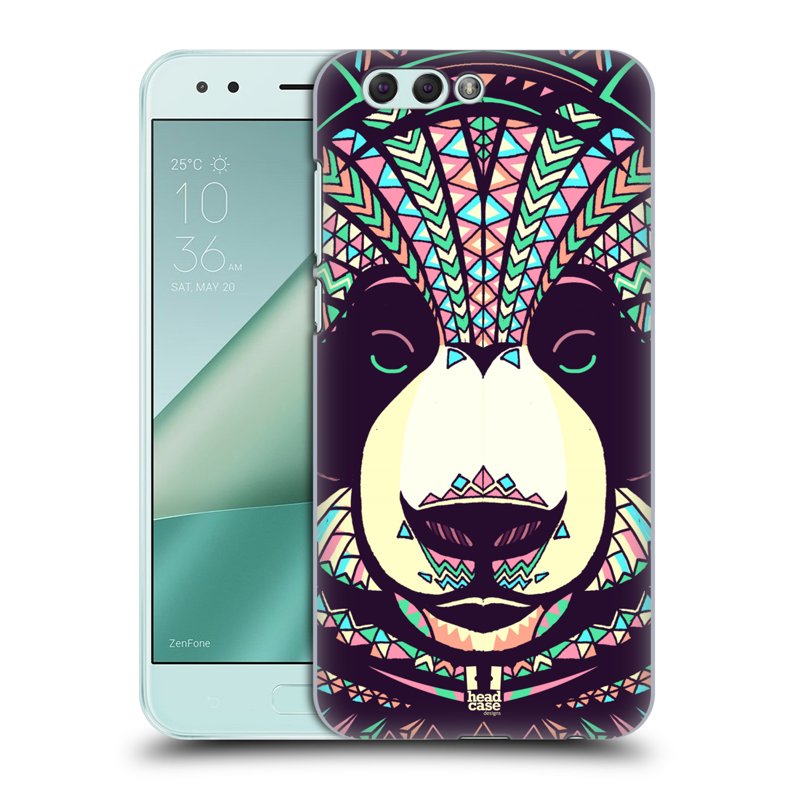 HEAD CASE plastový obal na mobil Asus Zenfone 4 ZE554KL vzor Aztécký motiv zvíře 3 panda