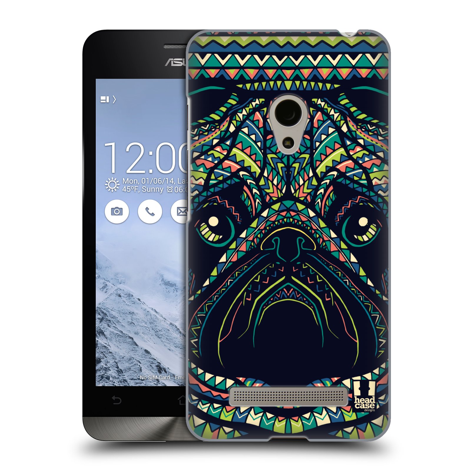 HEAD CASE plastový obal na mobil Asus Zenfone 5 vzor Aztécký motiv zvíře 3 mopsík