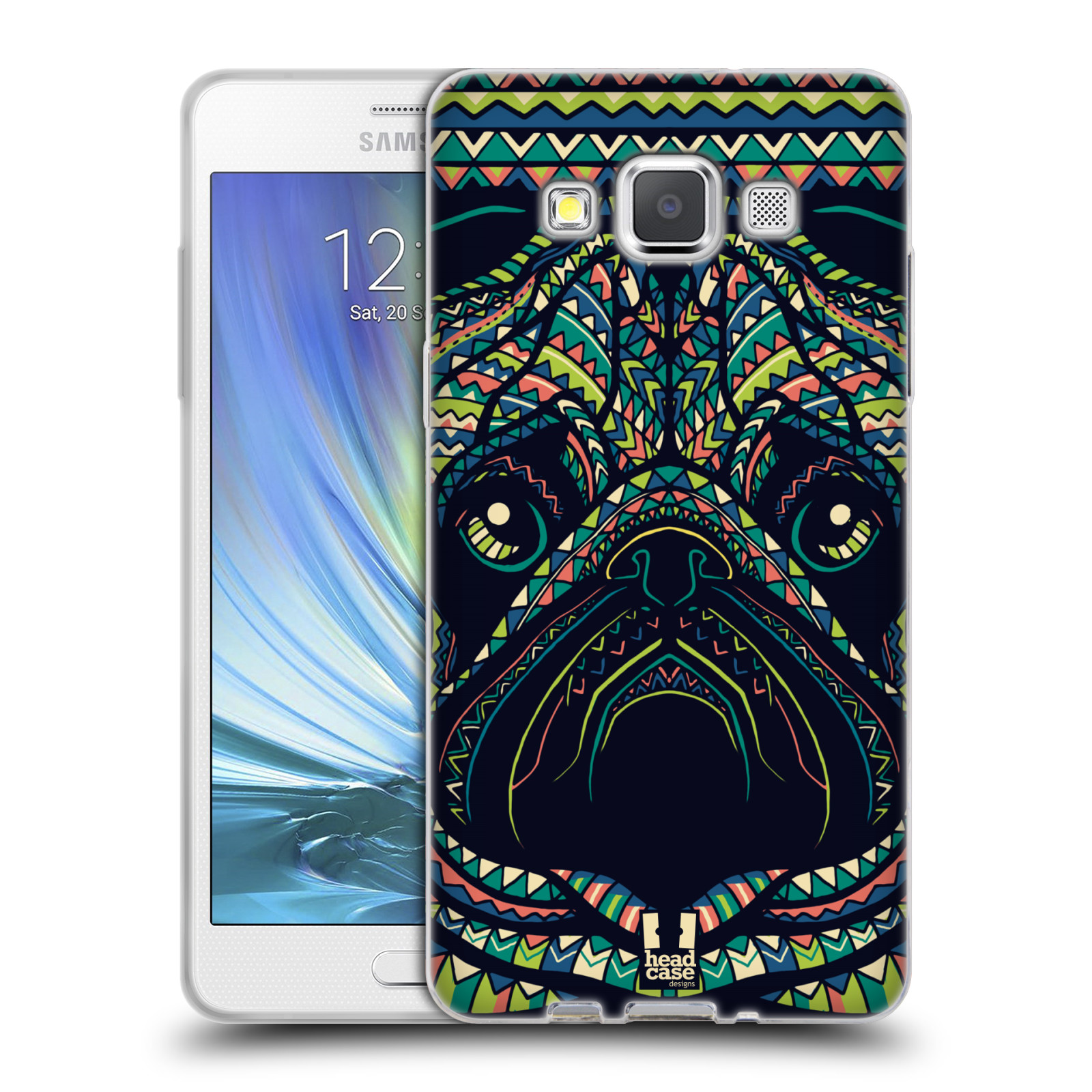 HEAD CASE silikonový obal na mobil Samsung Galaxy A5 vzor Aztécký motiv zvíře 3 mopsík