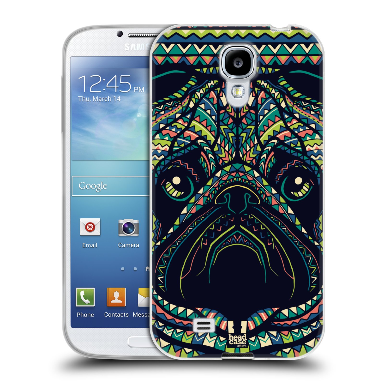 HEAD CASE silikonový obal na mobil Samsung Galaxy S4 i9500 vzor Aztécký motiv zvíře 3 mopsík