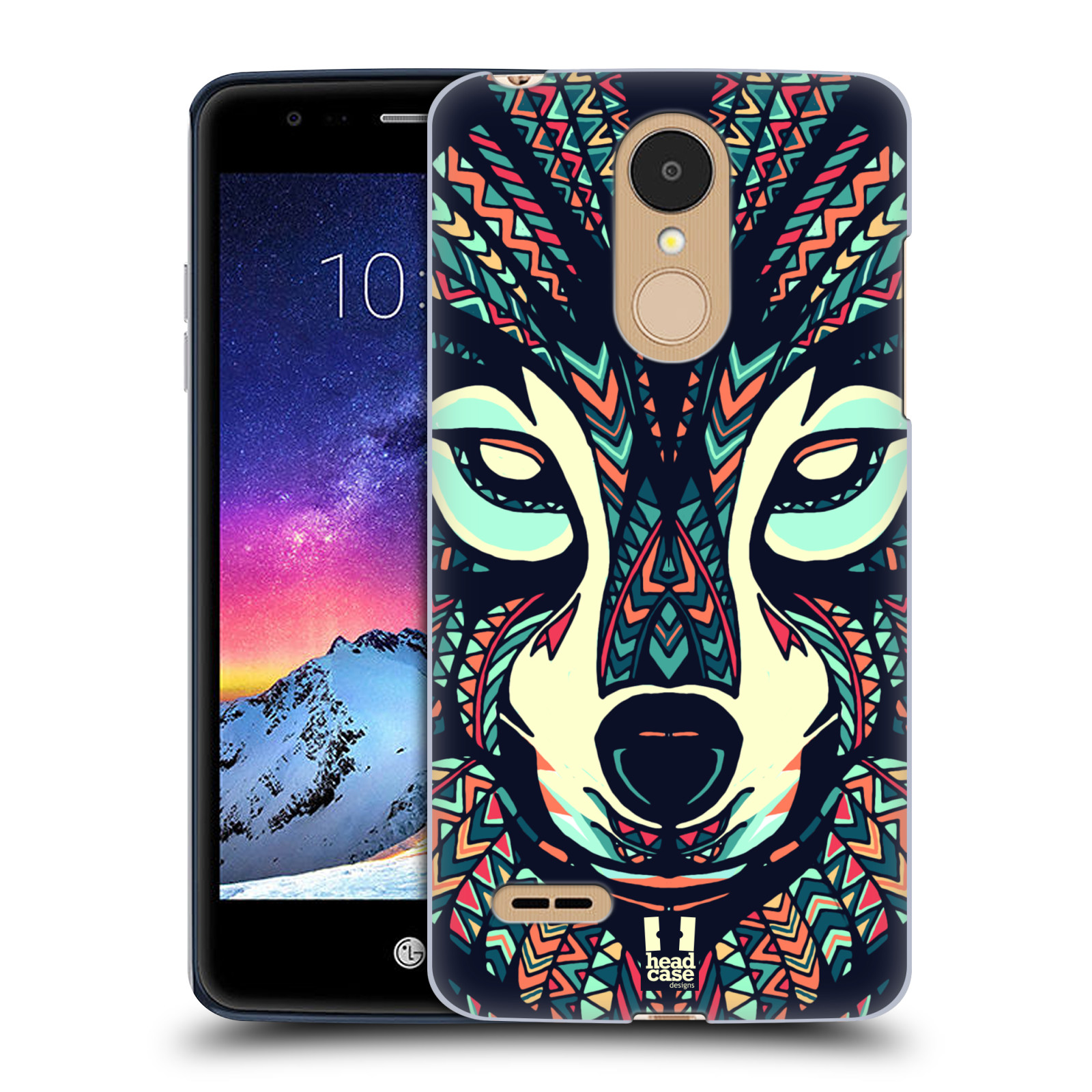 HEAD CASE plastový obal na mobil LG K9 / K8 2018 vzor Aztécký motiv zvíře 3 vlk
