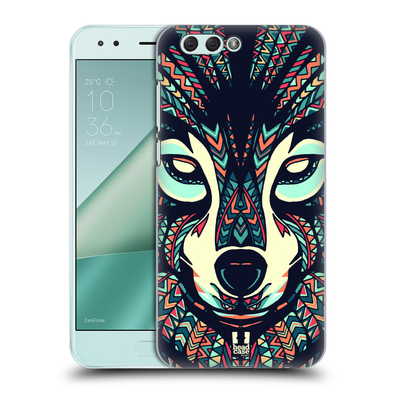 HEAD CASE plastový obal na mobil Asus Zenfone 4 ZE554KL vzor Aztécký motiv zvíře 3 vlk
