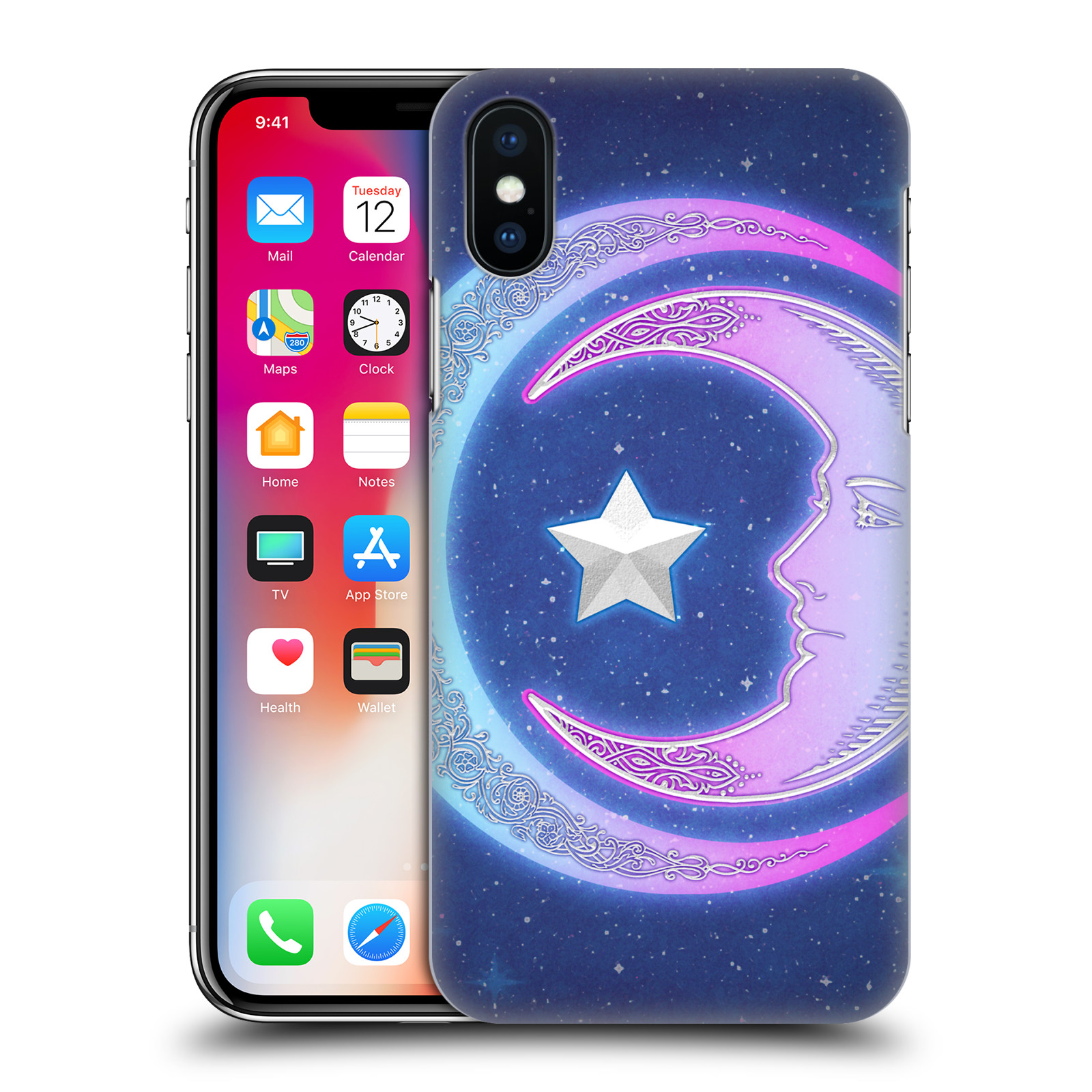 Zadní obal pro mobil Apple Iphone X / XS - HEAD CASE - Brigid Ashwood - Pod měsíčkem
