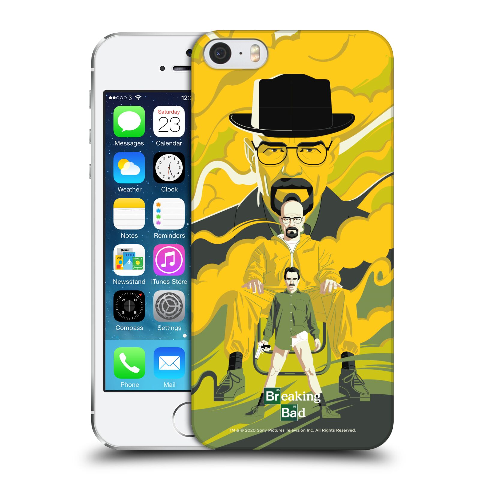 Zadní obal pro mobil Apple Iphone 5/5S/SE 2015 - HEAD CASE - Seriál - Perníkový táta - Heisenberg