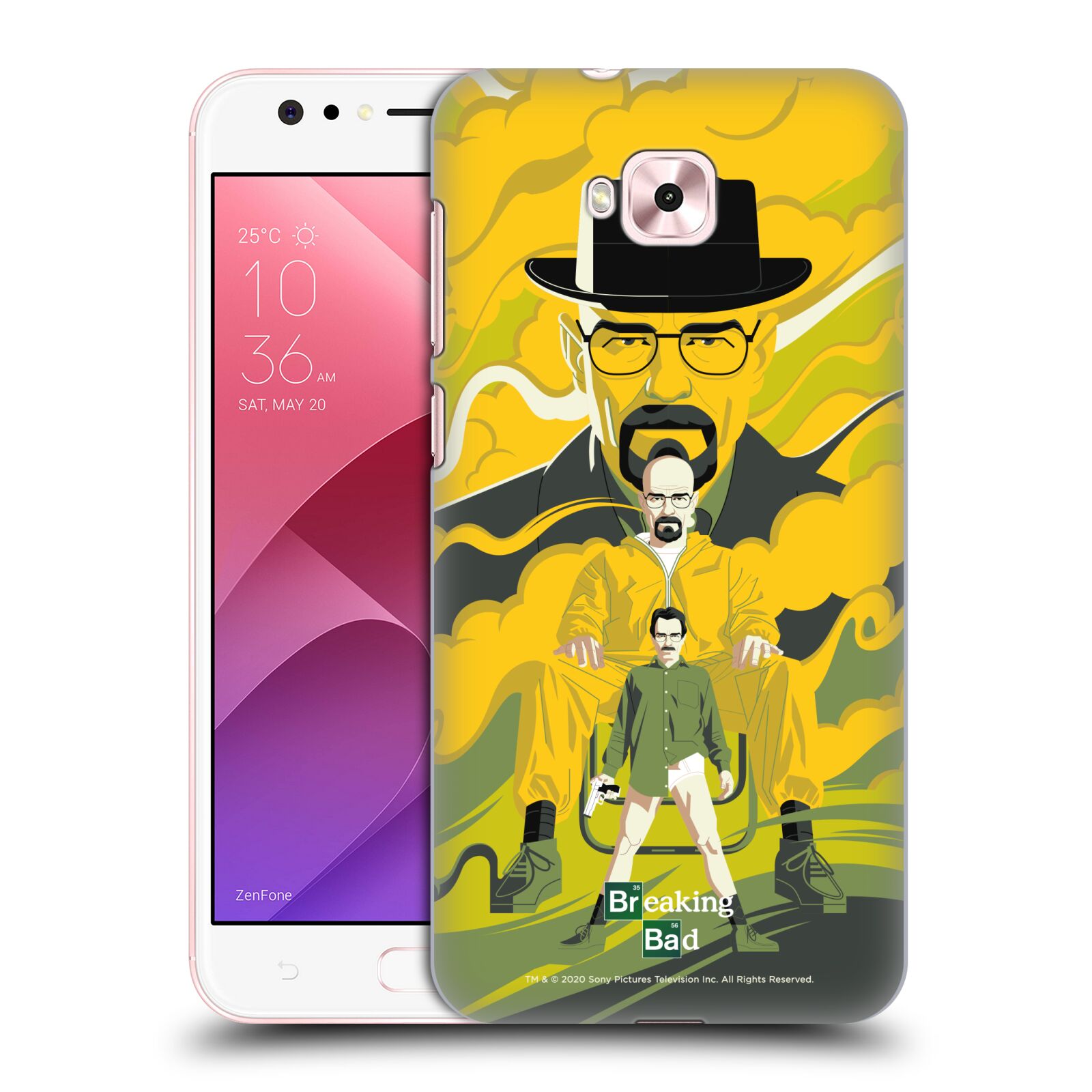 Zadní obal pro mobil Asus Zenfone 4 Selfie ZD553KL - HEAD CASE - Seriál - Perníkový táta - Heisenberg