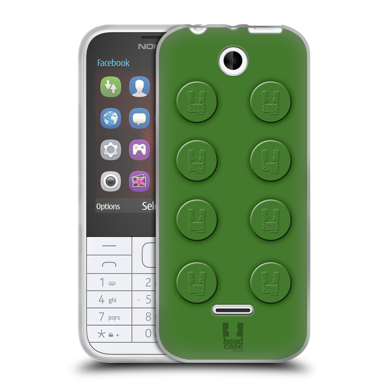 HEAD CASE BUILDING BLOCKS SILICONE GEL CASE FOR NOKIA 225 eBay