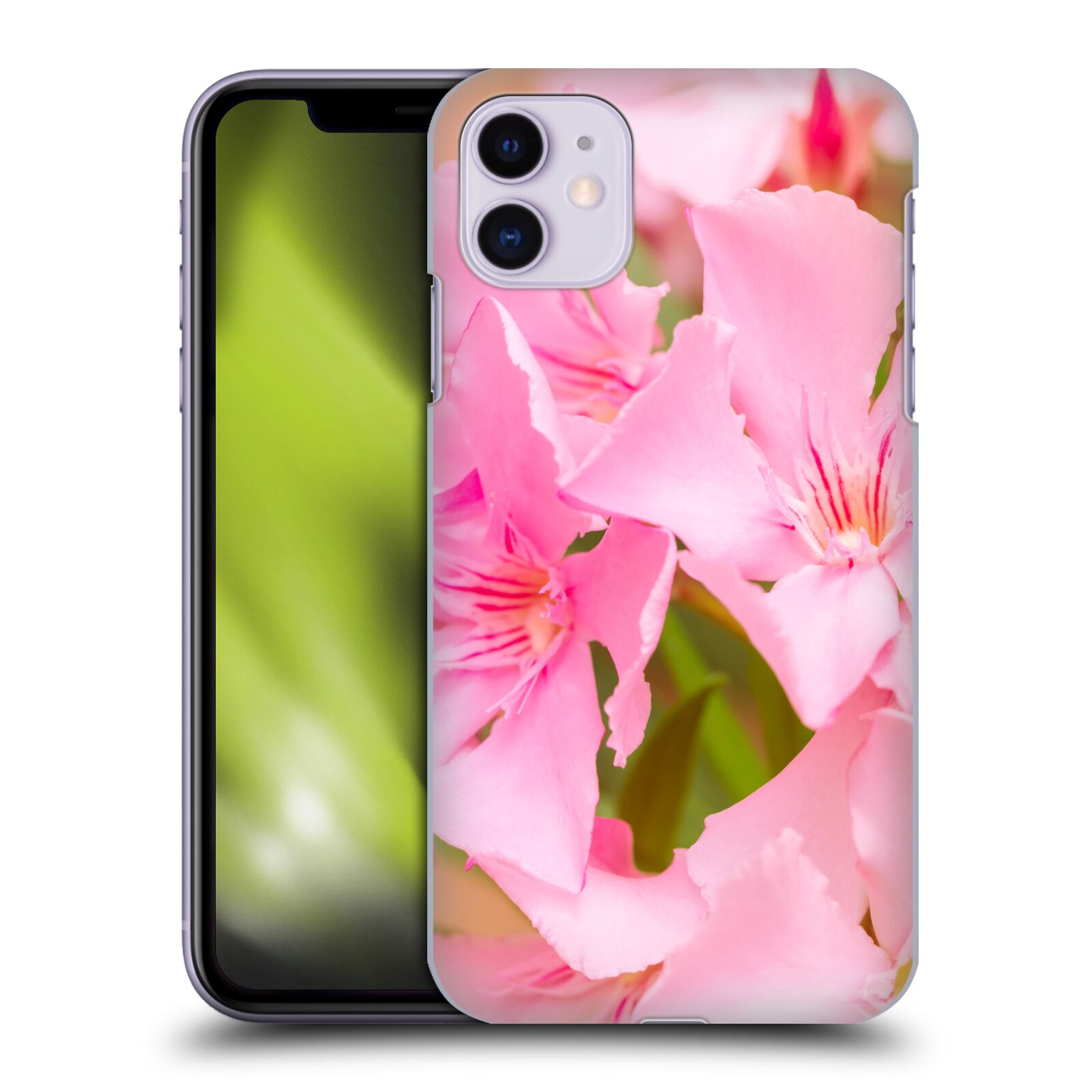 Zadní obal pro mobil Apple Iphone 11 - HEAD CASE - Beli - Růžové květy květina