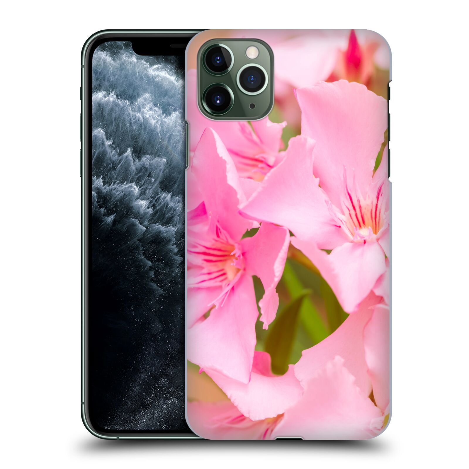 Zadní obal pro mobil Apple Iphone 11 PRO MAX - HEAD CASE - Beli - Růžové květy květina