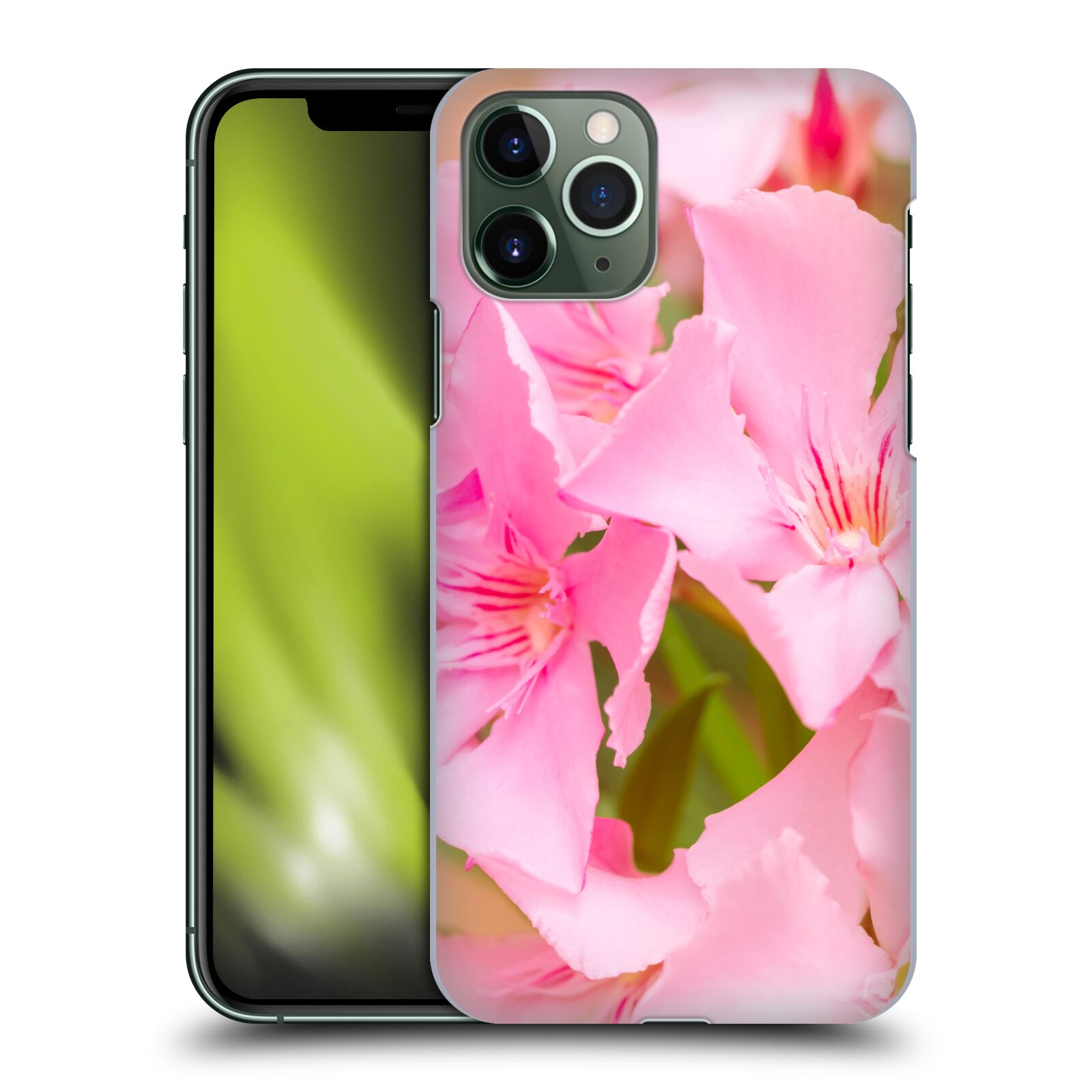 Zadní obal pro mobil Apple Iphone 11 PRO - HEAD CASE - Beli - Růžové květy květina