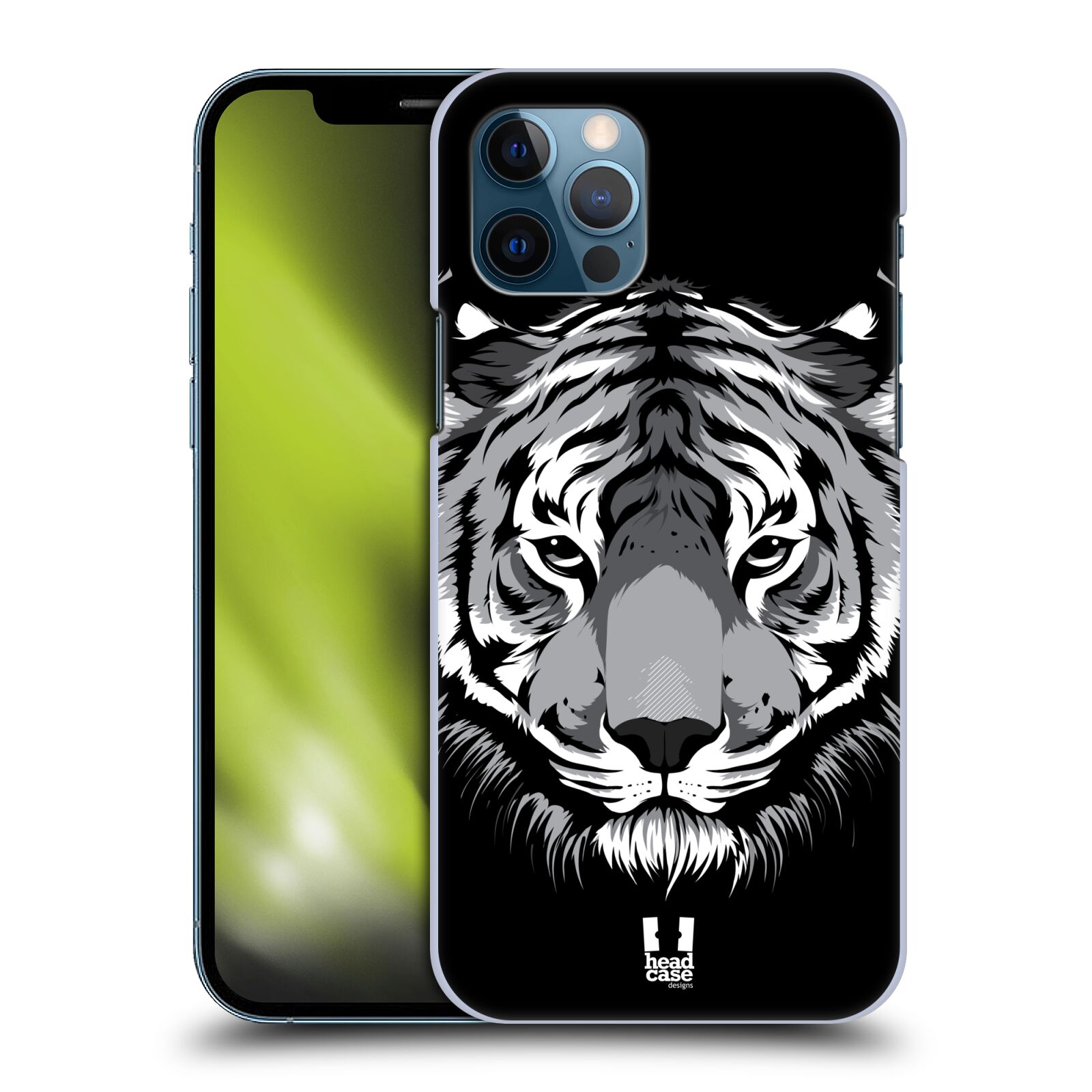 HEAD CASE plastový obal na mobil Apple Iphone 12 / Iphone 12 PRO vzor Zvíře kreslená tvář 2 tygr