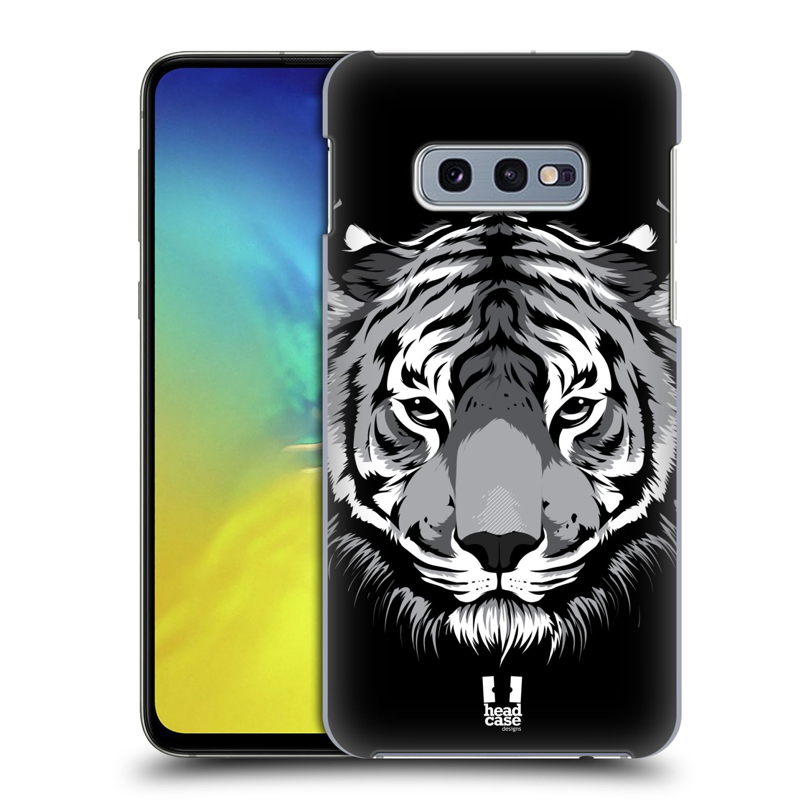 Pouzdro na mobil Samsung Galaxy S10e - HEAD CASE - vzor Zvíře kreslená tvář 2 tygr