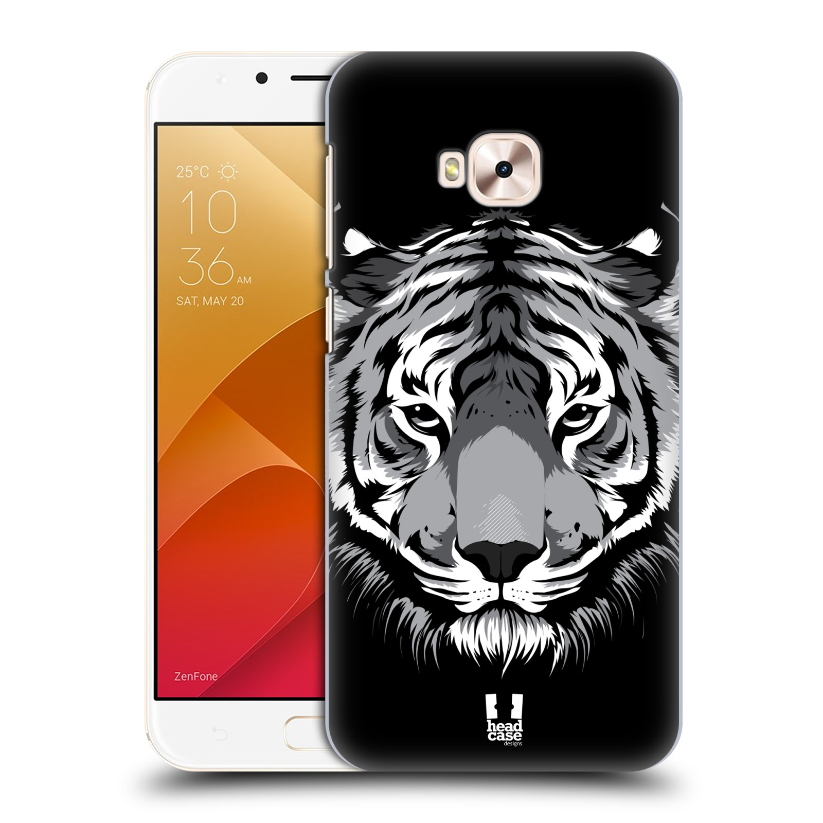 HEAD CASE plastový obal na mobil Asus Zenfone 4 Selfie Pro ZD552KL vzor Zvíře kreslená tvář 2 tygr