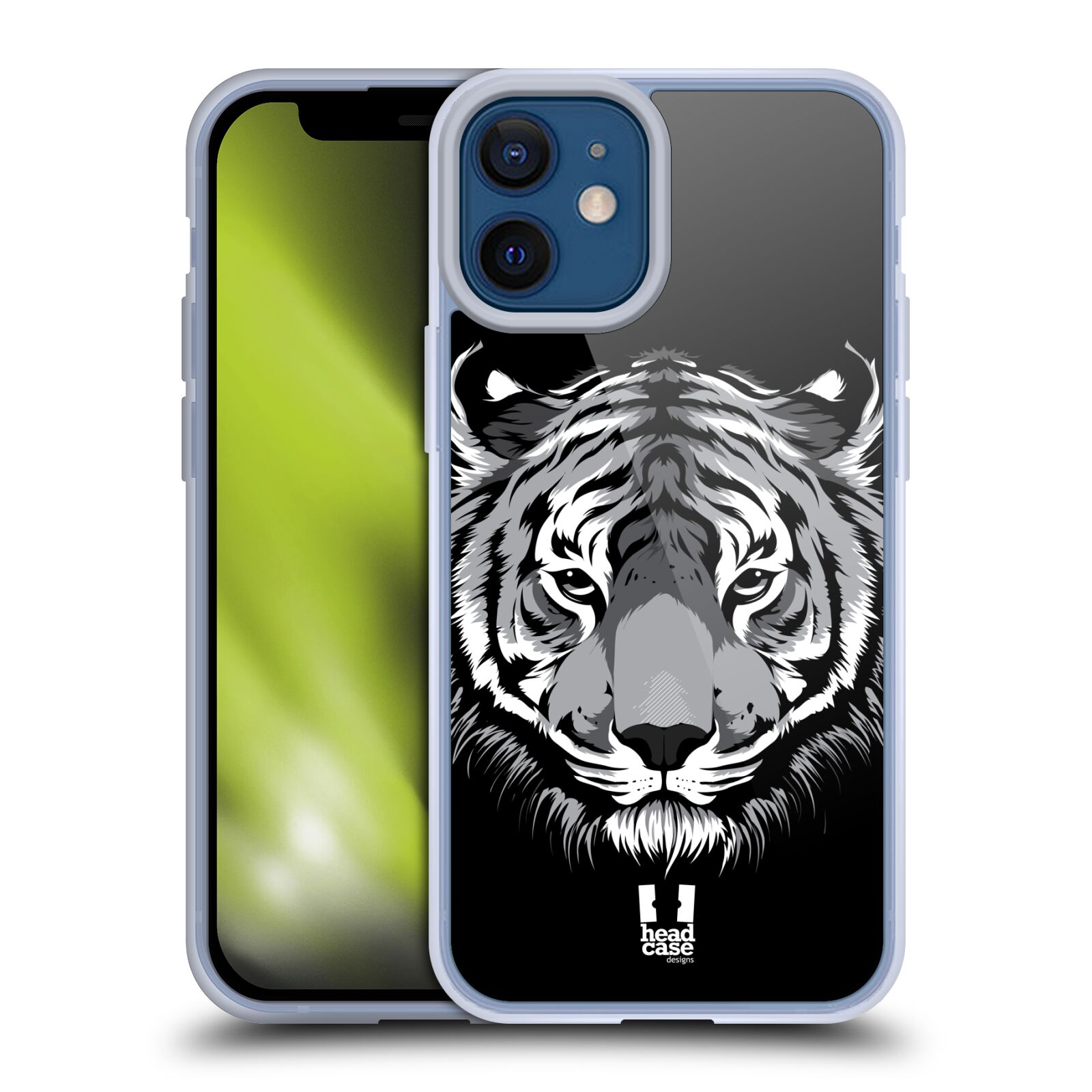 Plastový obal na mobil Apple Iphone 12 MINI vzor Zvíře kreslená tvář 2 tygr