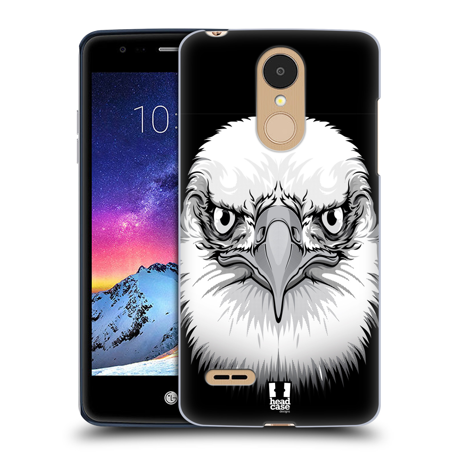 HEAD CASE plastový obal na mobil LG K9 / K8 2018 vzor Zvíře kreslená tvář orel