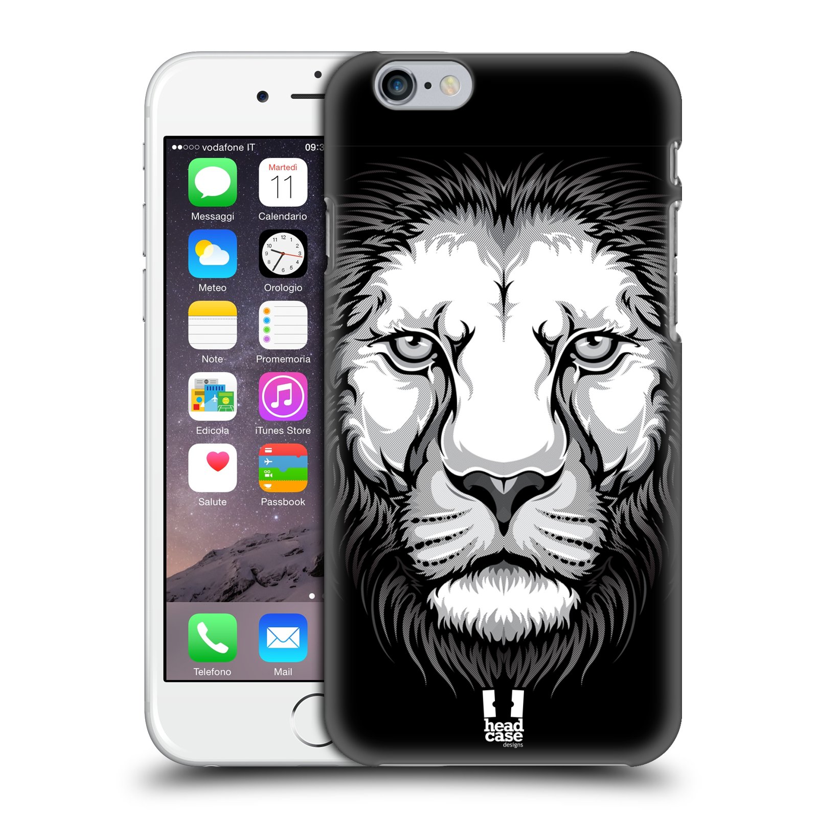 Plastové pouzdro pro mobil Apple Iphone 6/6S vzor Zvíře kreslená tvář lev