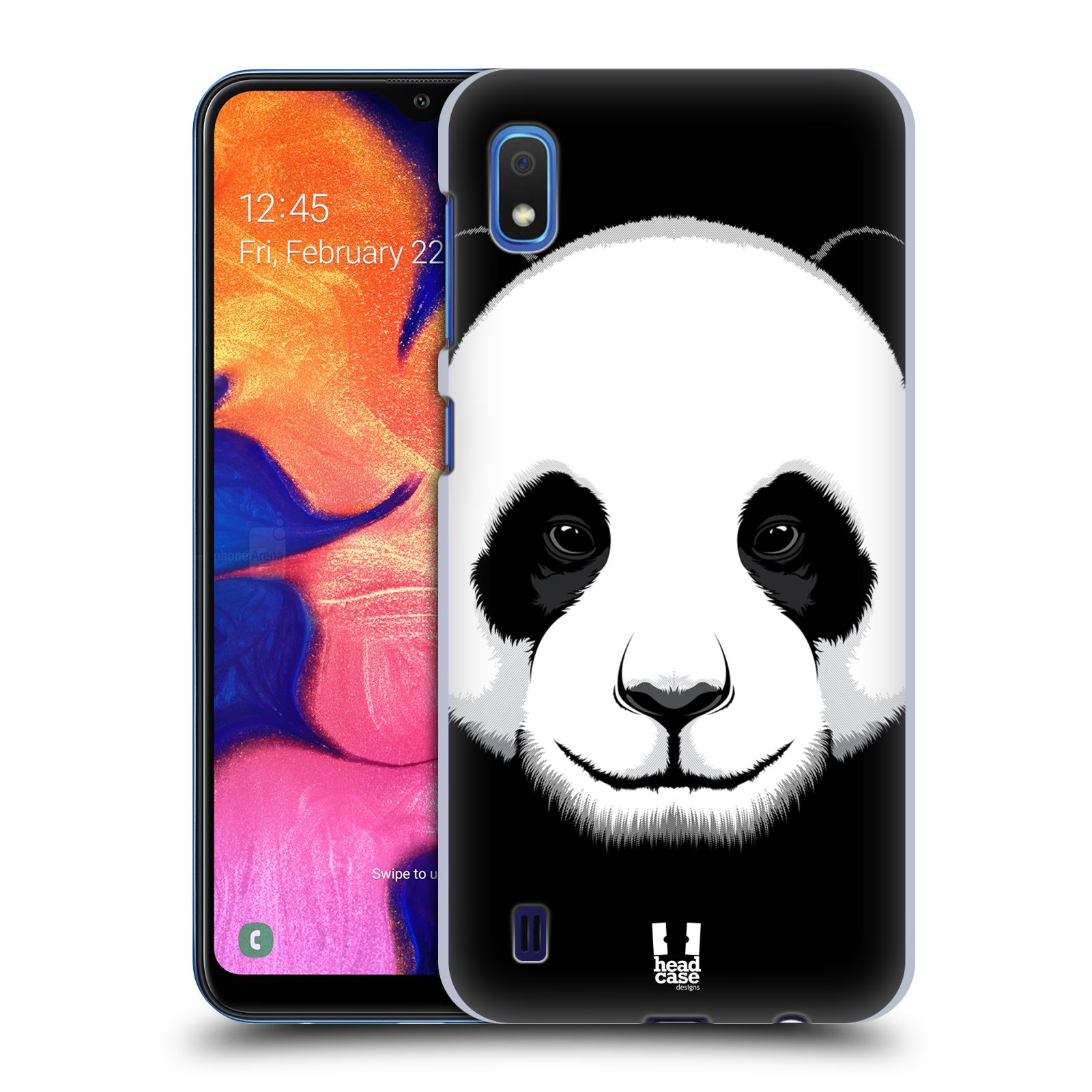 Pouzdro na mobil Samsung Galaxy A10 - HEAD CASE - vzor Zvíře kreslená tvář panda
