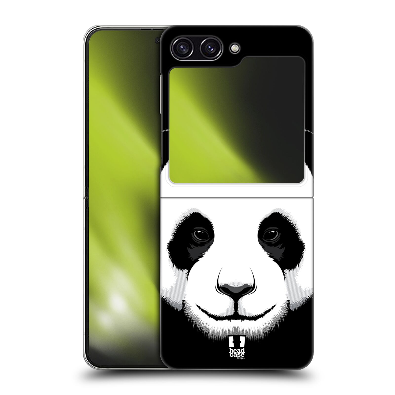 Plastový obal HEAD CASE na mobil Samsung Galaxy Z Flip 5 vzor Zvíře kreslená tvář panda