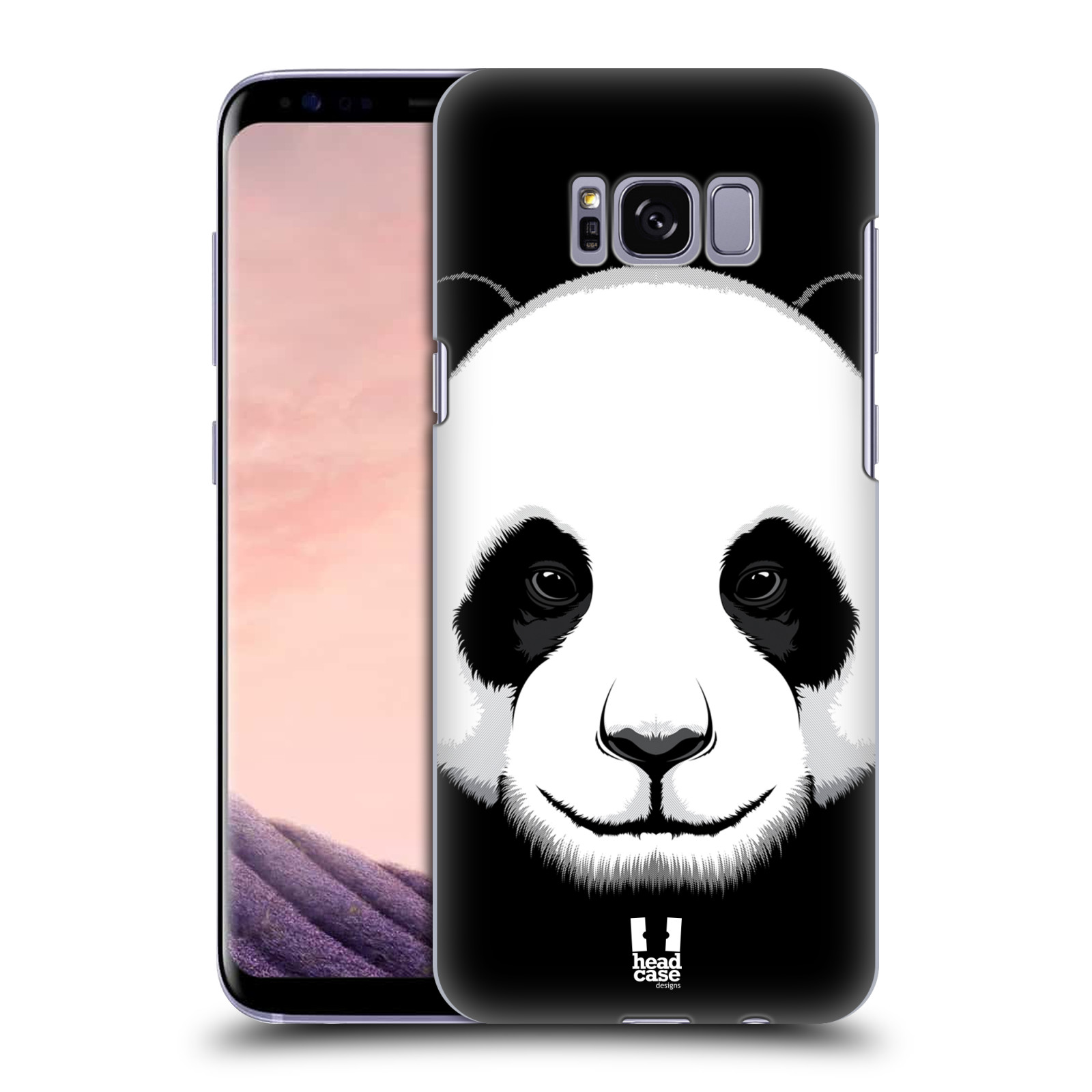 HEAD CASE plastový obal na mobil Samsung Galaxy S8 vzor Zvíře kreslená tvář panda
