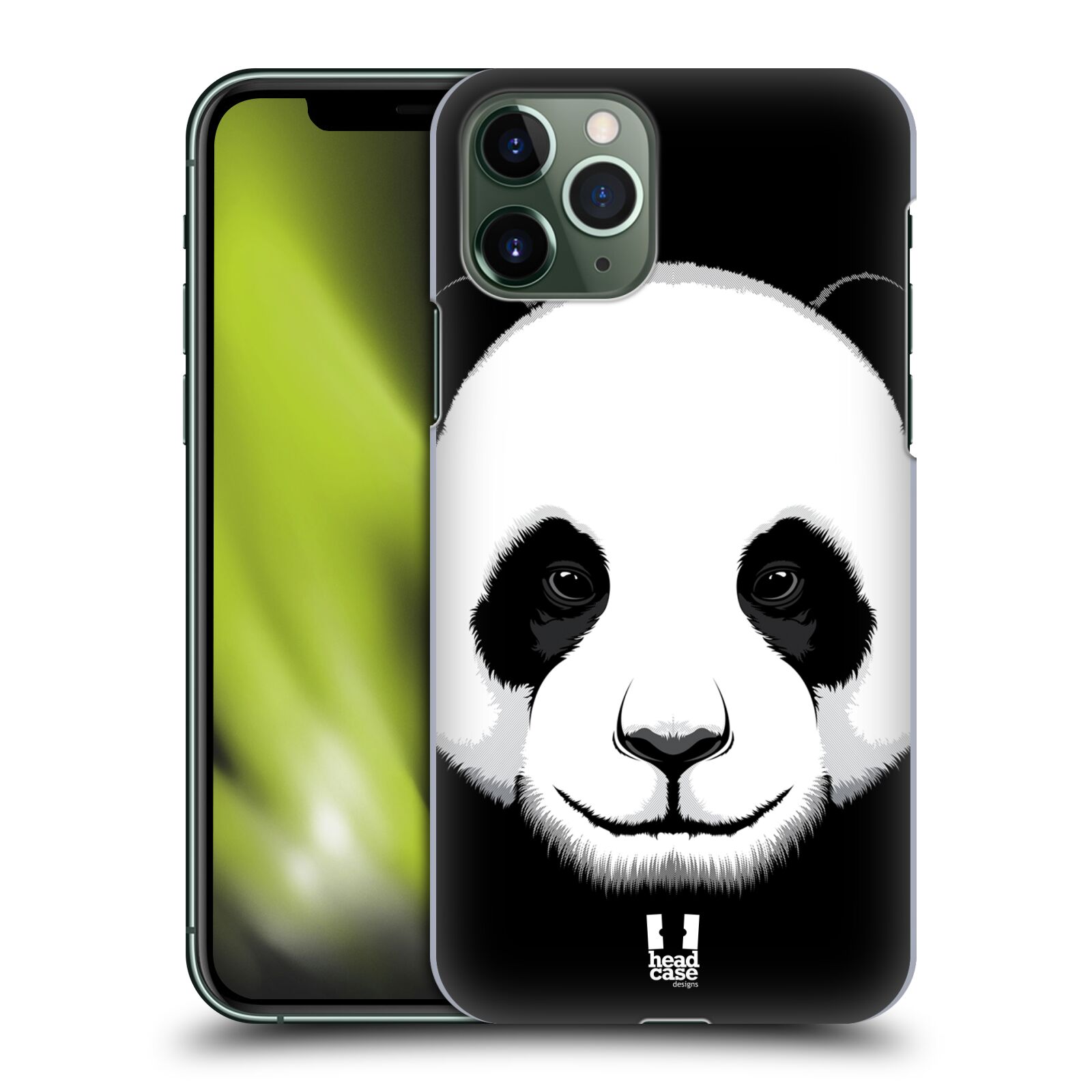 Pouzdro na mobil Apple Iphone 11 PRO - HEAD CASE - vzor Zvíře kreslená tvář panda