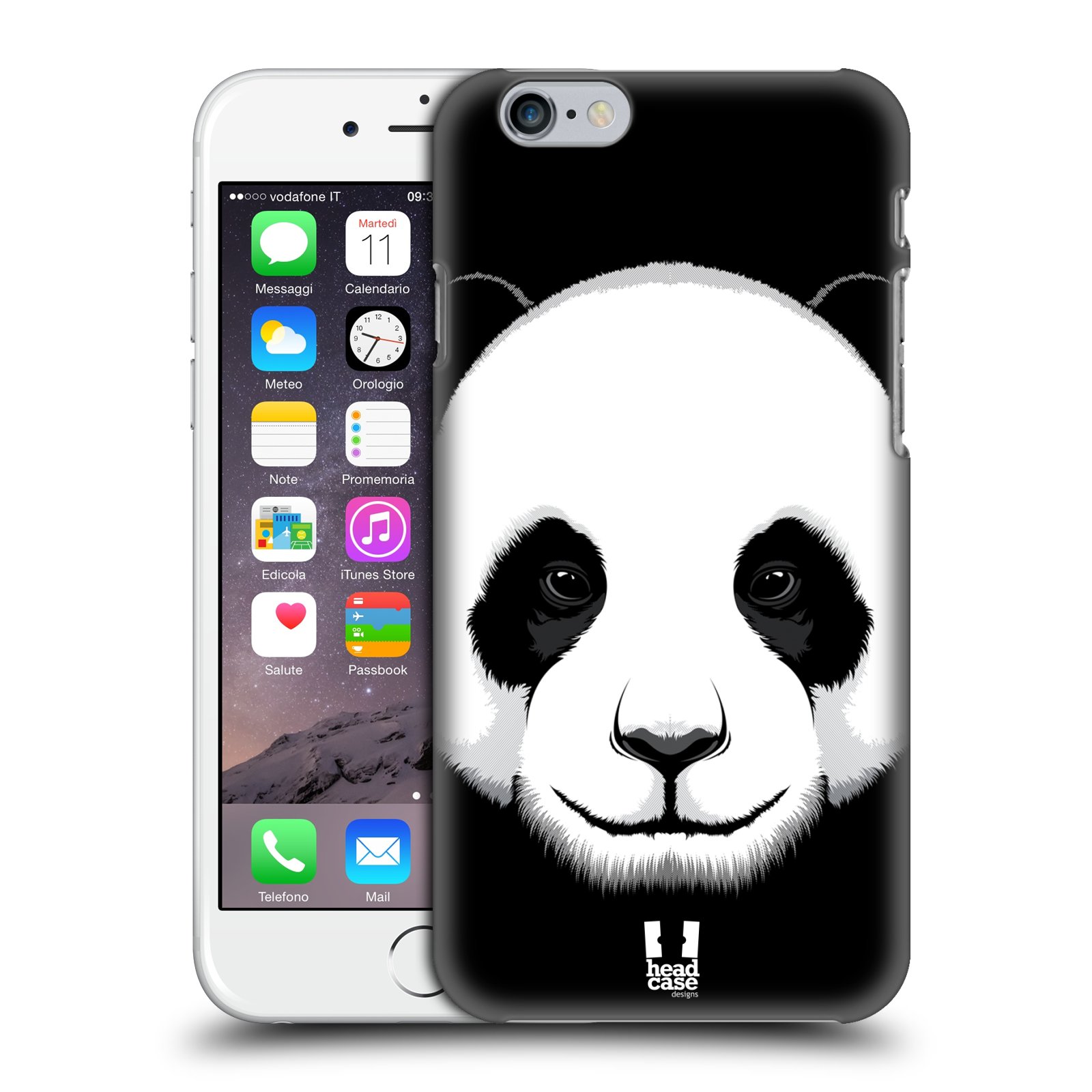 Plastové pouzdro pro mobil Apple Iphone 6/6S vzor Zvíře kreslená tvář panda