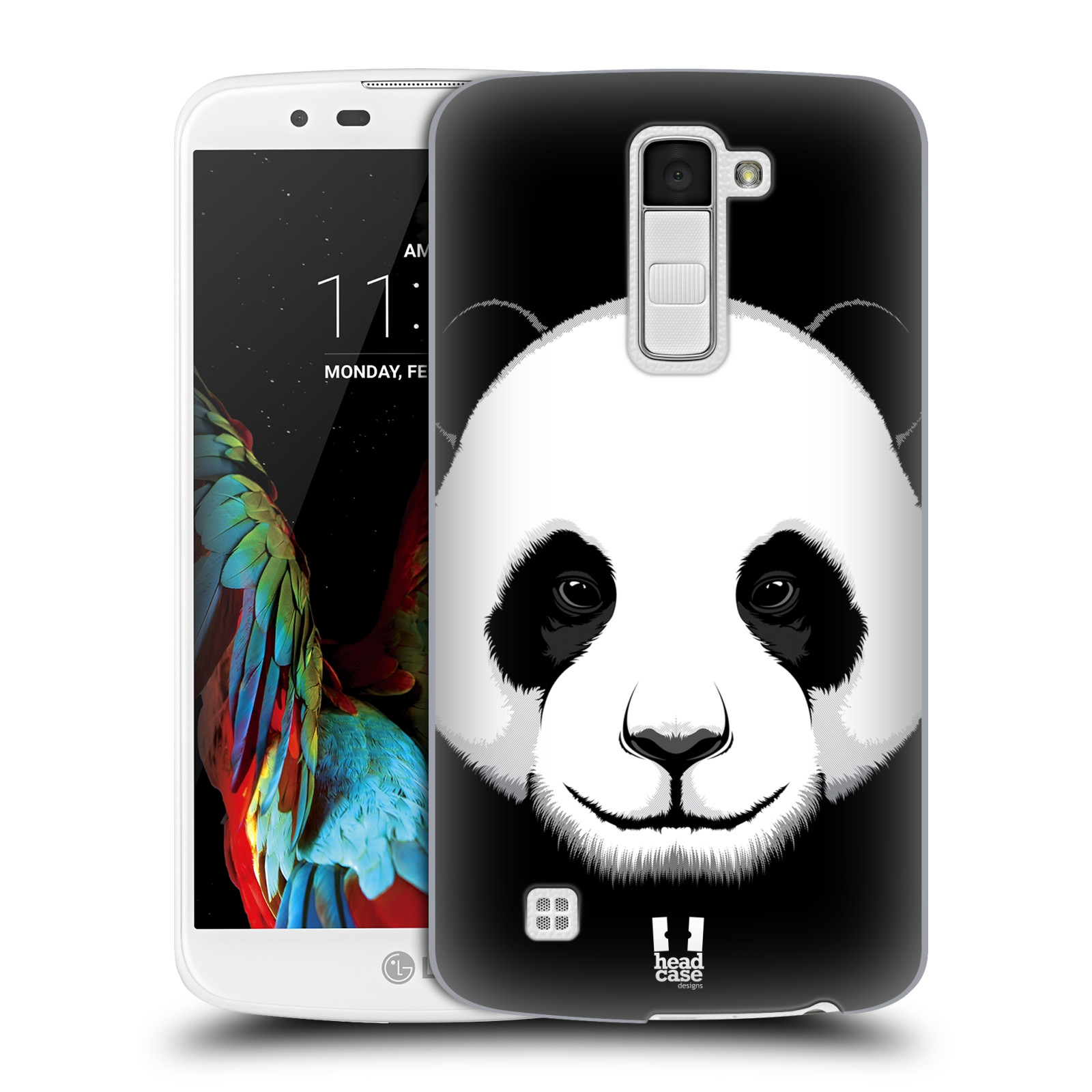 HEAD CASE plastový obal na mobil LG K10 vzor Zvíře kreslená tvář panda