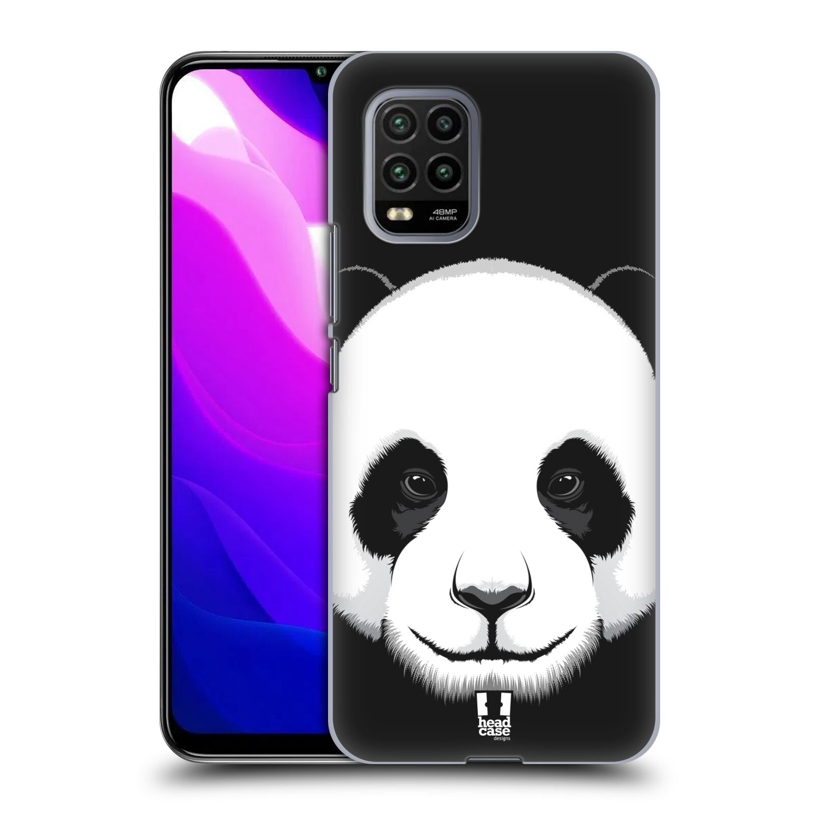 Zadní kryt, obal na mobil Xiaomi Mi 10 LITE vzor Zvíře kreslená tvář panda