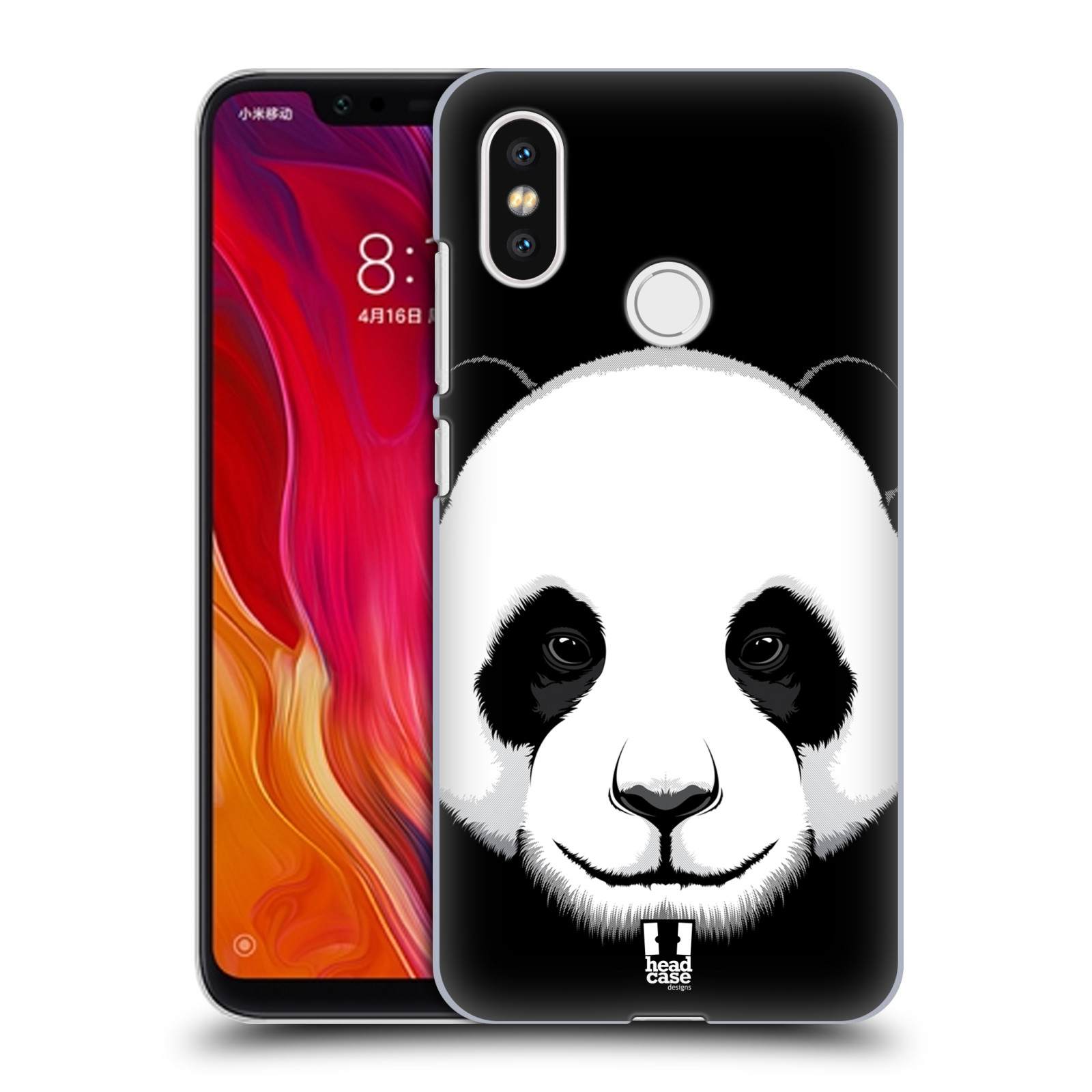 HEAD CASE plastový obal na mobil Xiaomi Mi 8 vzor Zvíře kreslená tvář panda
