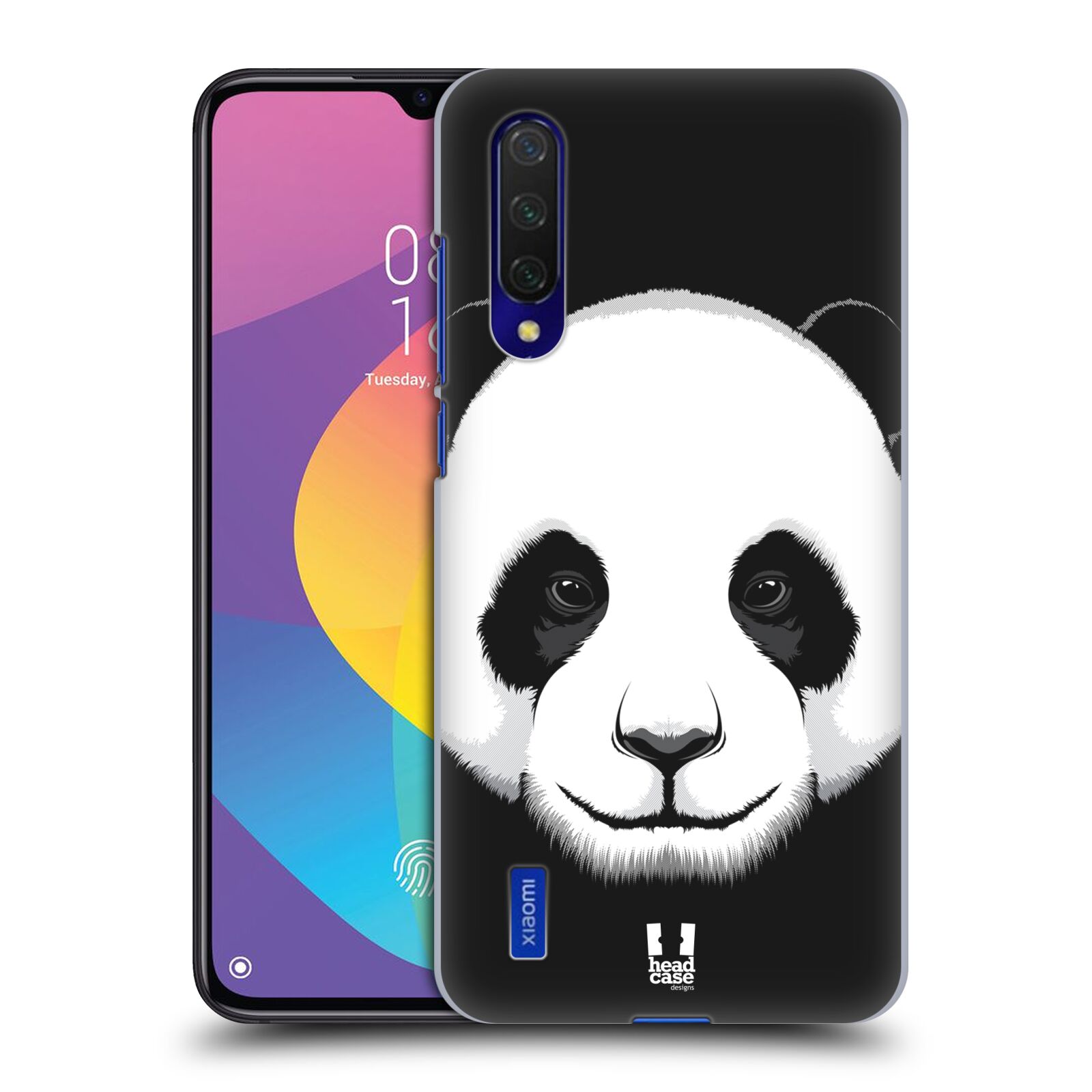Zadní kryt na mobil Xiaomi MI 9 LITE vzor Zvíře kreslená tvář panda