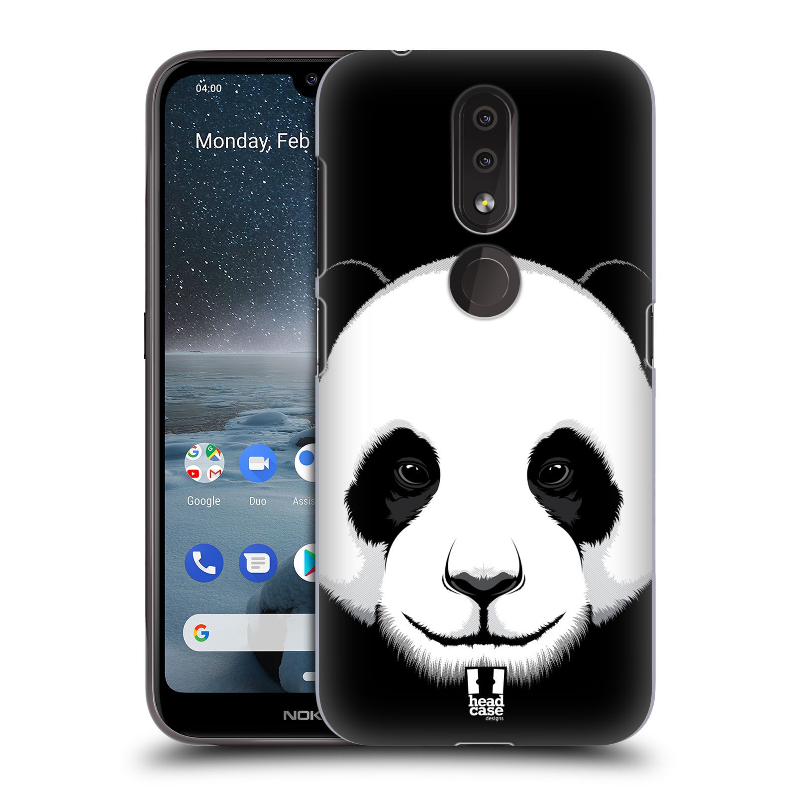 Pouzdro na mobil Nokia 4.2 - HEAD CASE - vzor Zvíře kreslená tvář panda