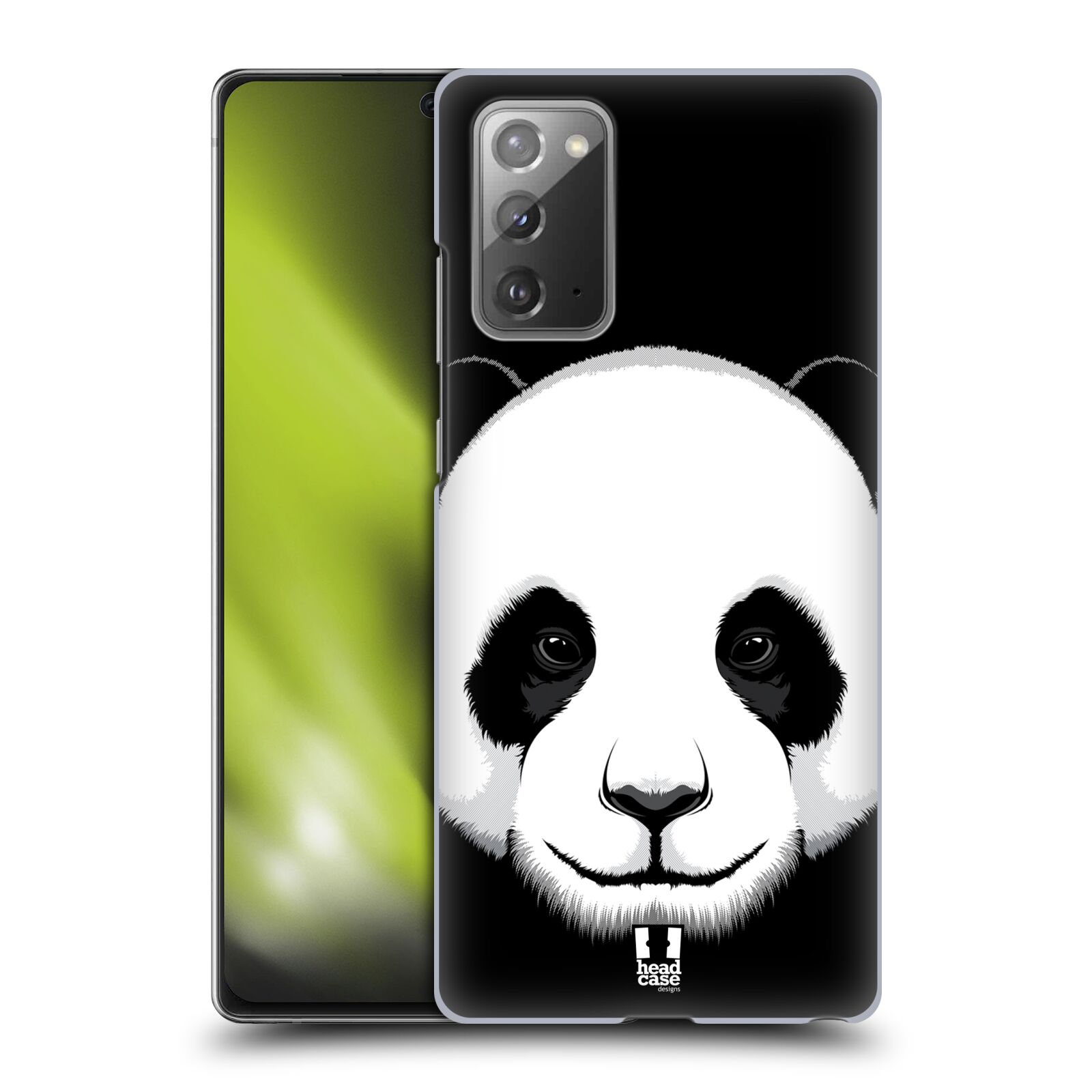 Plastový obal HEAD CASE na mobil Samsung Galaxy Note 20 vzor Zvíře kreslená tvář panda
