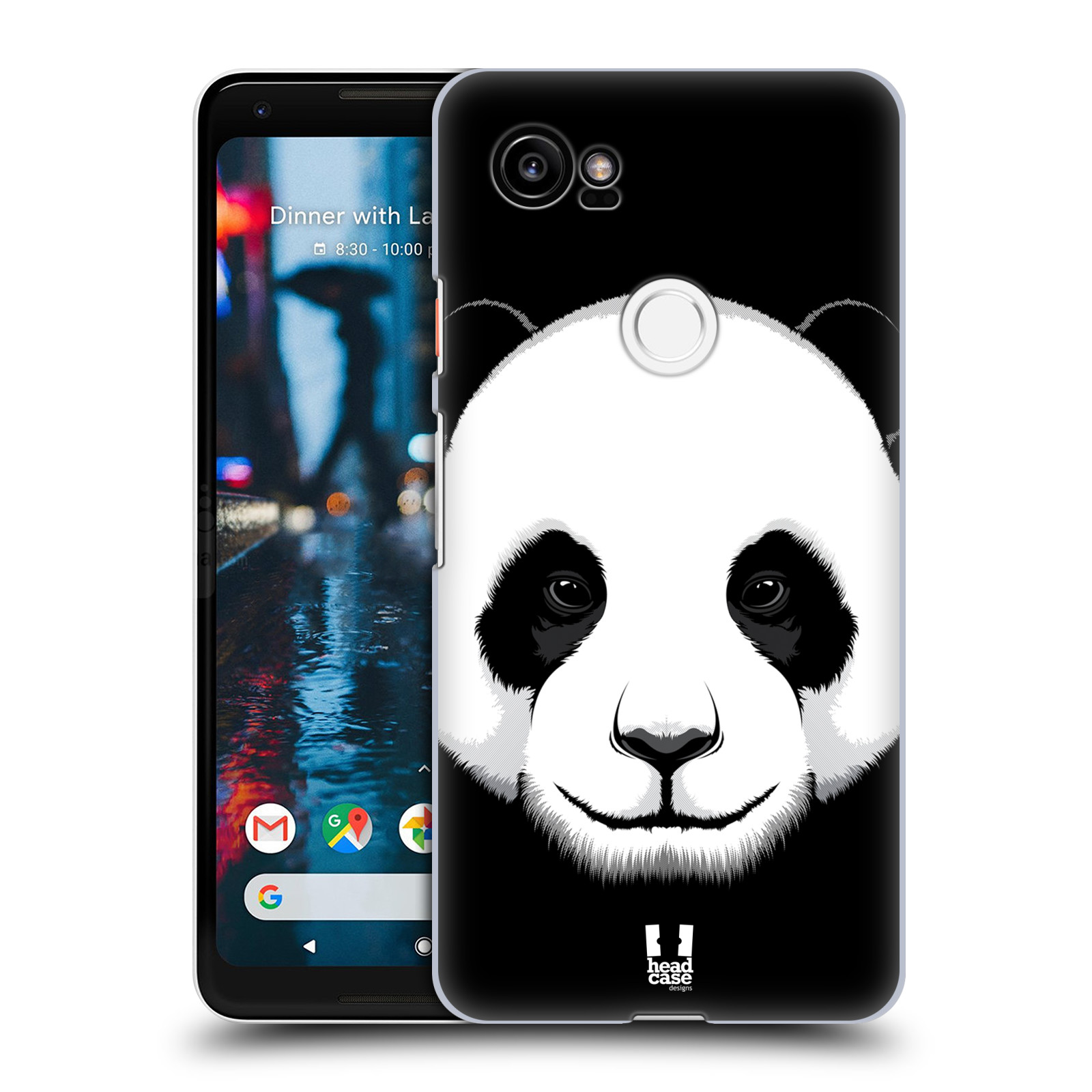 HEAD CASE plastový obal na mobil Google Pixel 2 XL vzor Zvíře kreslená tvář panda