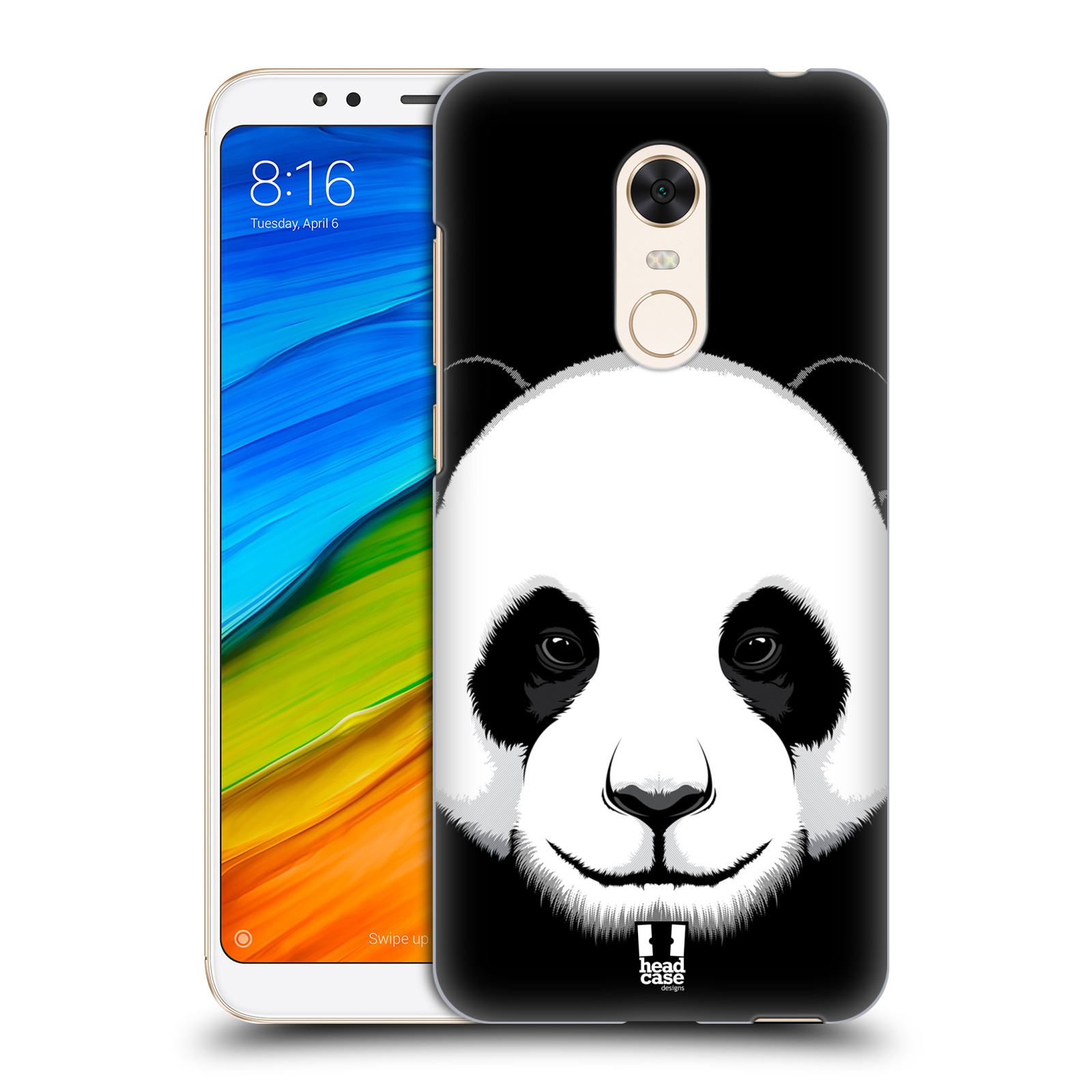 HEAD CASE plastový obal na mobil Xiaomi Redmi 5 PLUS vzor Zvíře kreslená tvář panda