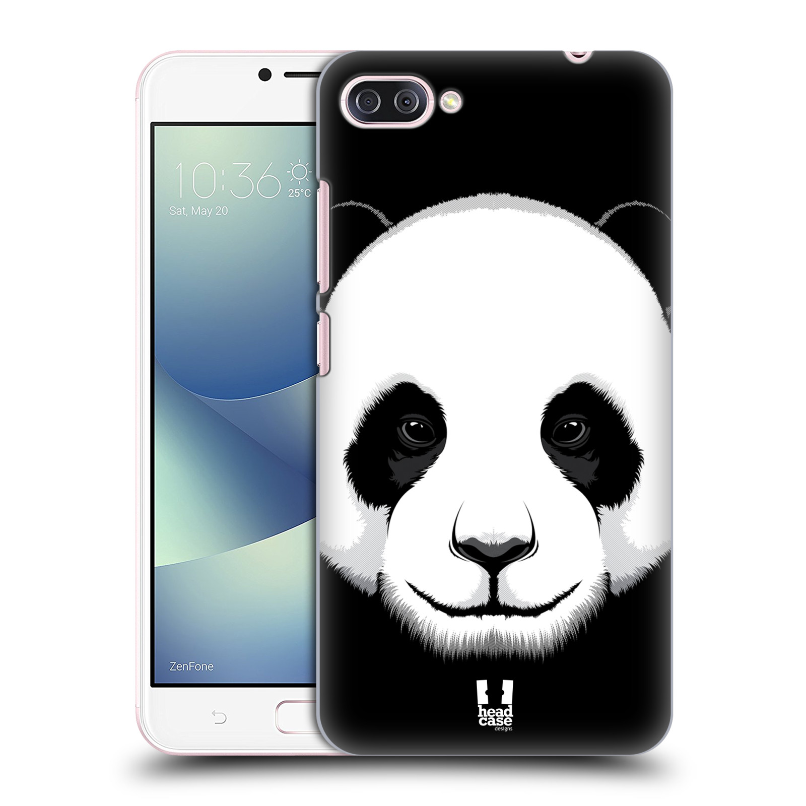 HEAD CASE plastový obal na mobil Asus Zenfone 4 MAX ZC554KL vzor Zvíře kreslená tvář panda