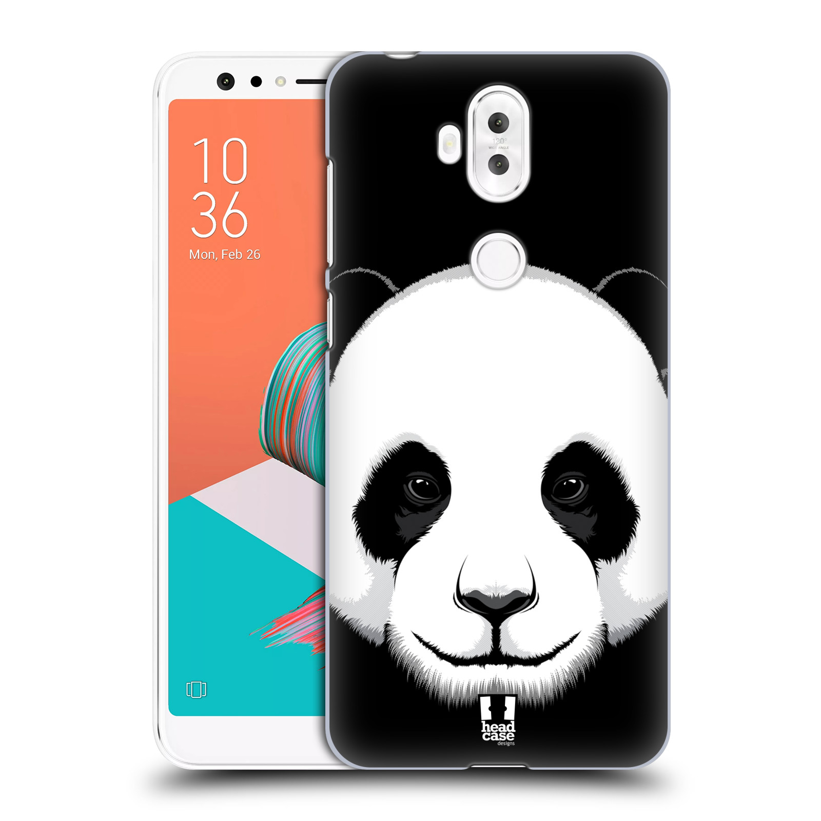 HEAD CASE plastový obal na mobil Asus Zenfone 5 LITE ZC600KL vzor Zvíře kreslená tvář panda