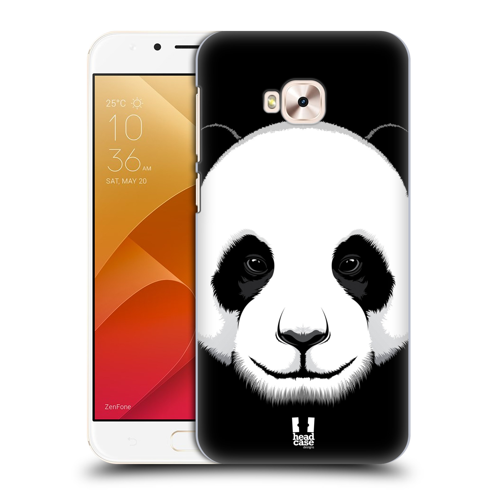 HEAD CASE plastový obal na mobil Asus Zenfone 4 Selfie Pro ZD552KL vzor Zvíře kreslená tvář panda